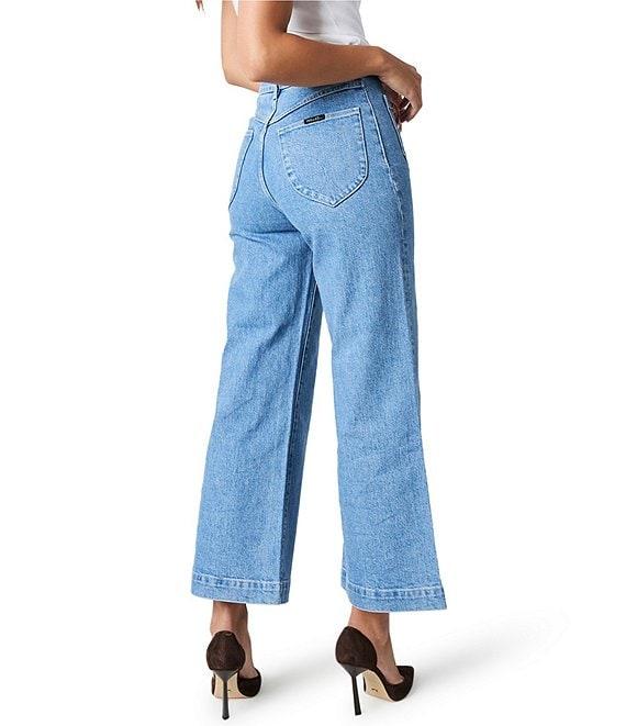 Rolla's Sailor Denim High Rise Wide Leg Jeans Product Image