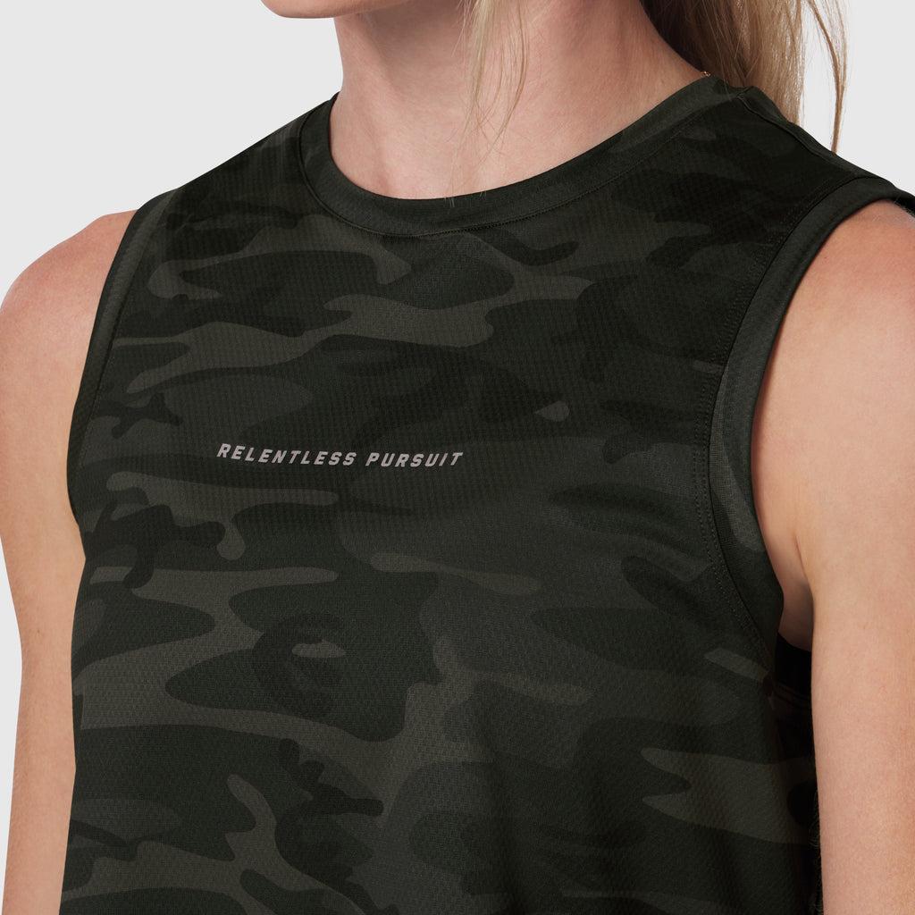 W020. AeroSilver® Tank Top - Dark Camo "RP" Product Image