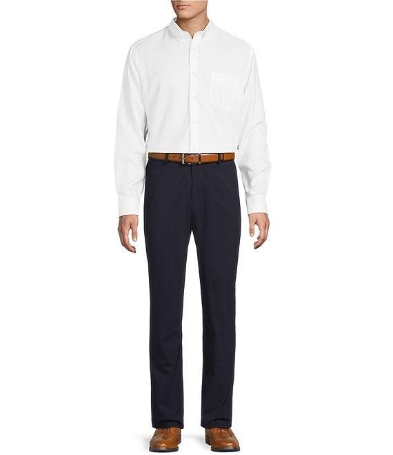 Daniel Cremieux Signature Label Flat Front Solid Travel Pants Product Image