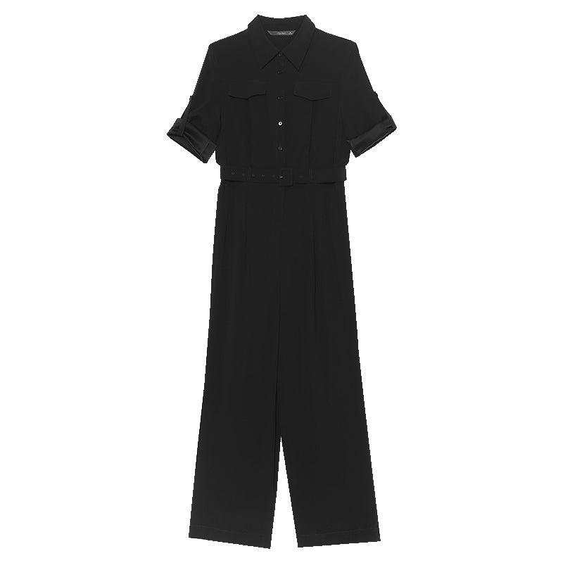 Triacetate Street-Style Women Jumpsuit Product Image