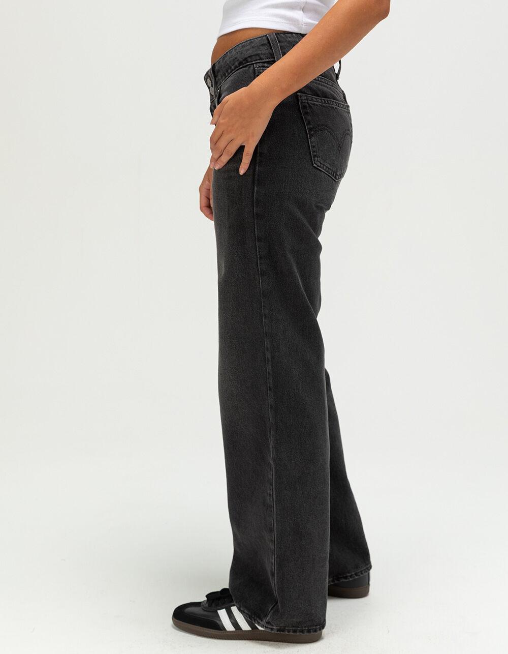 LEVI'S Superlow Loose Womens Jeans - Mic Dropped - BLACK RINSE Product Image