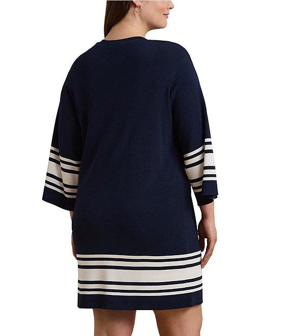 Lauren Ralph Lauren Plus Size Two-Tone Cardigan Product Image