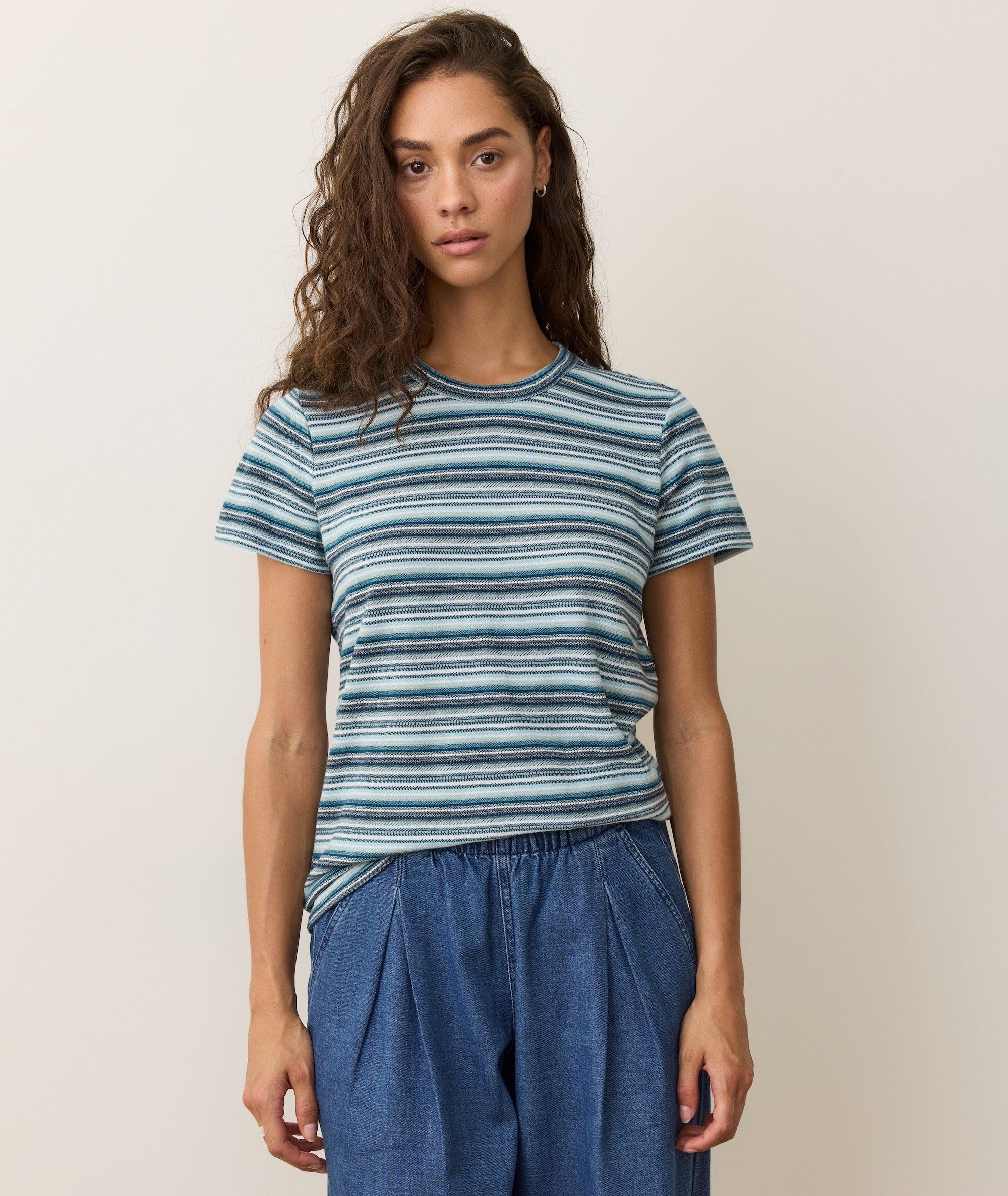 Jacquard Stripe Tee Product Image