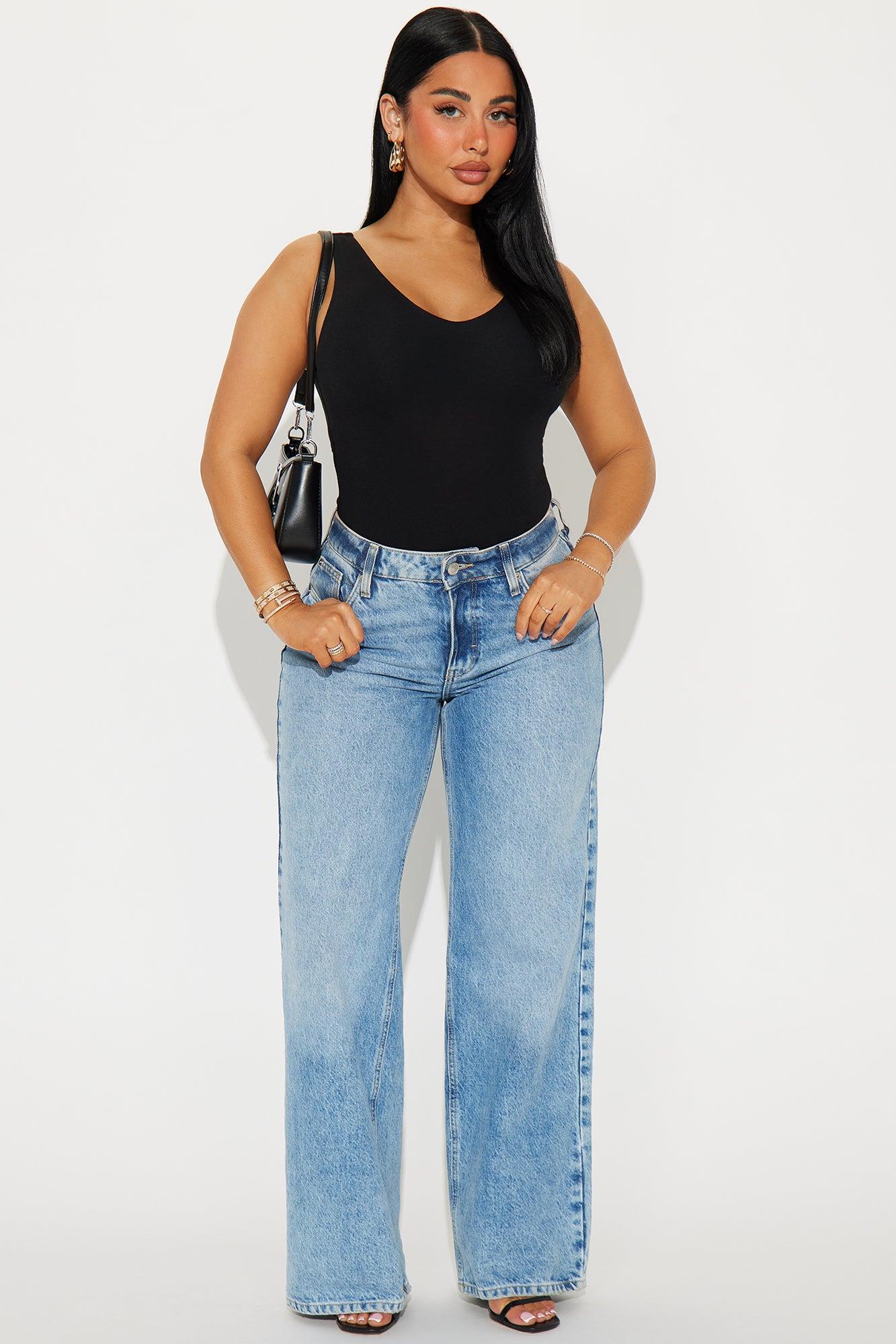 Savannah Double Lined Jersey Bodysuit - Black Product Image