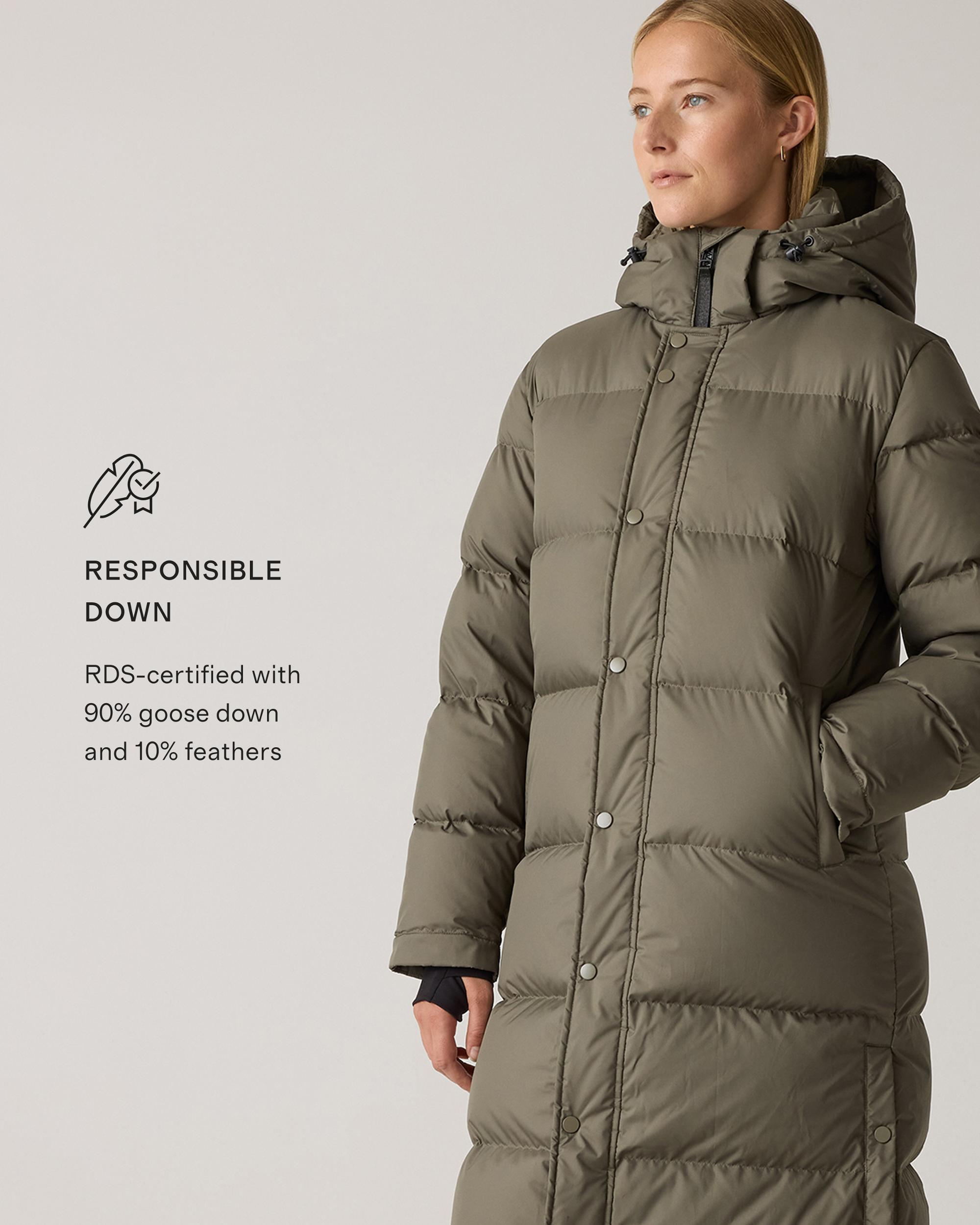 Quince | Women's Responsible Down Long Puffer Jacket Recycled Polyester Product Image