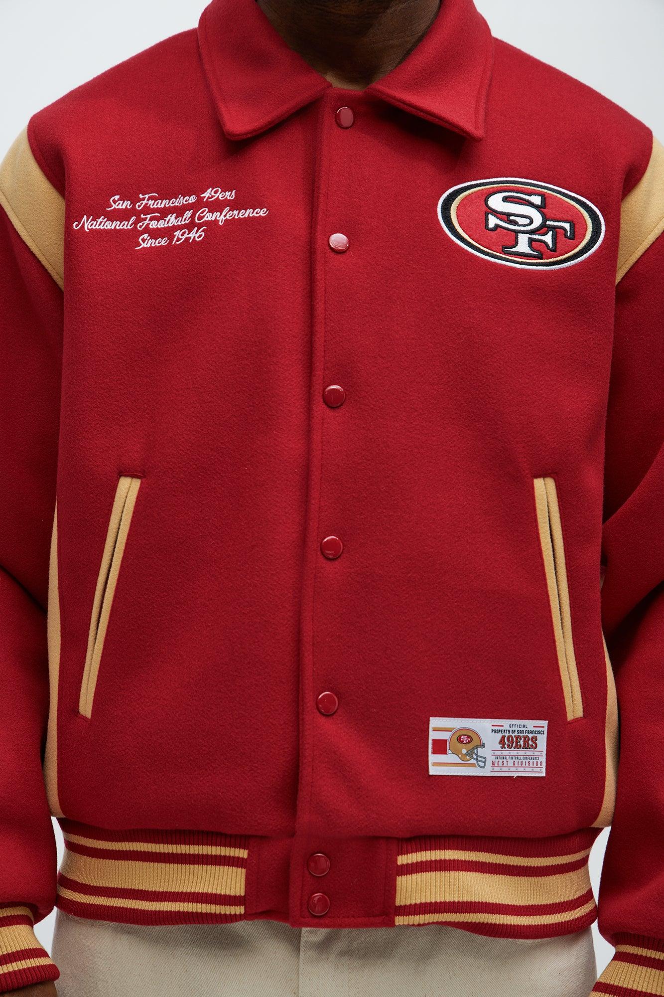 49ers Air Supremacy Jacket - Gold/Red Male Product Image