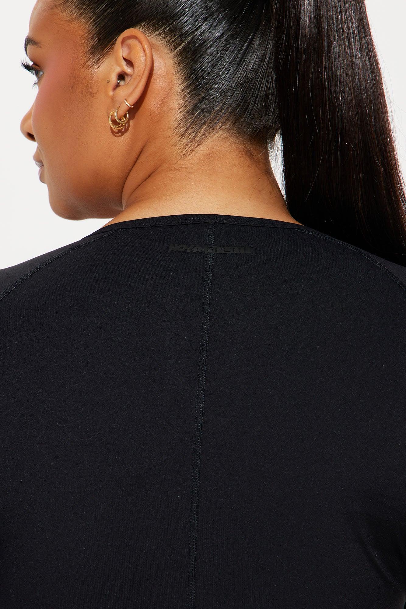 Deep Bend Super Soft Active Top - Black Product Image