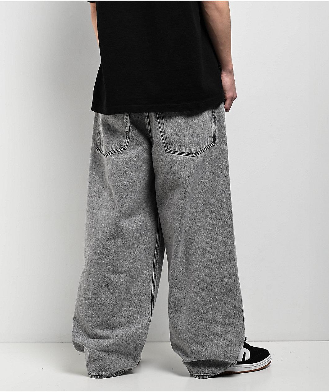 A.LAB Mega Piped Black Jeans Product Image