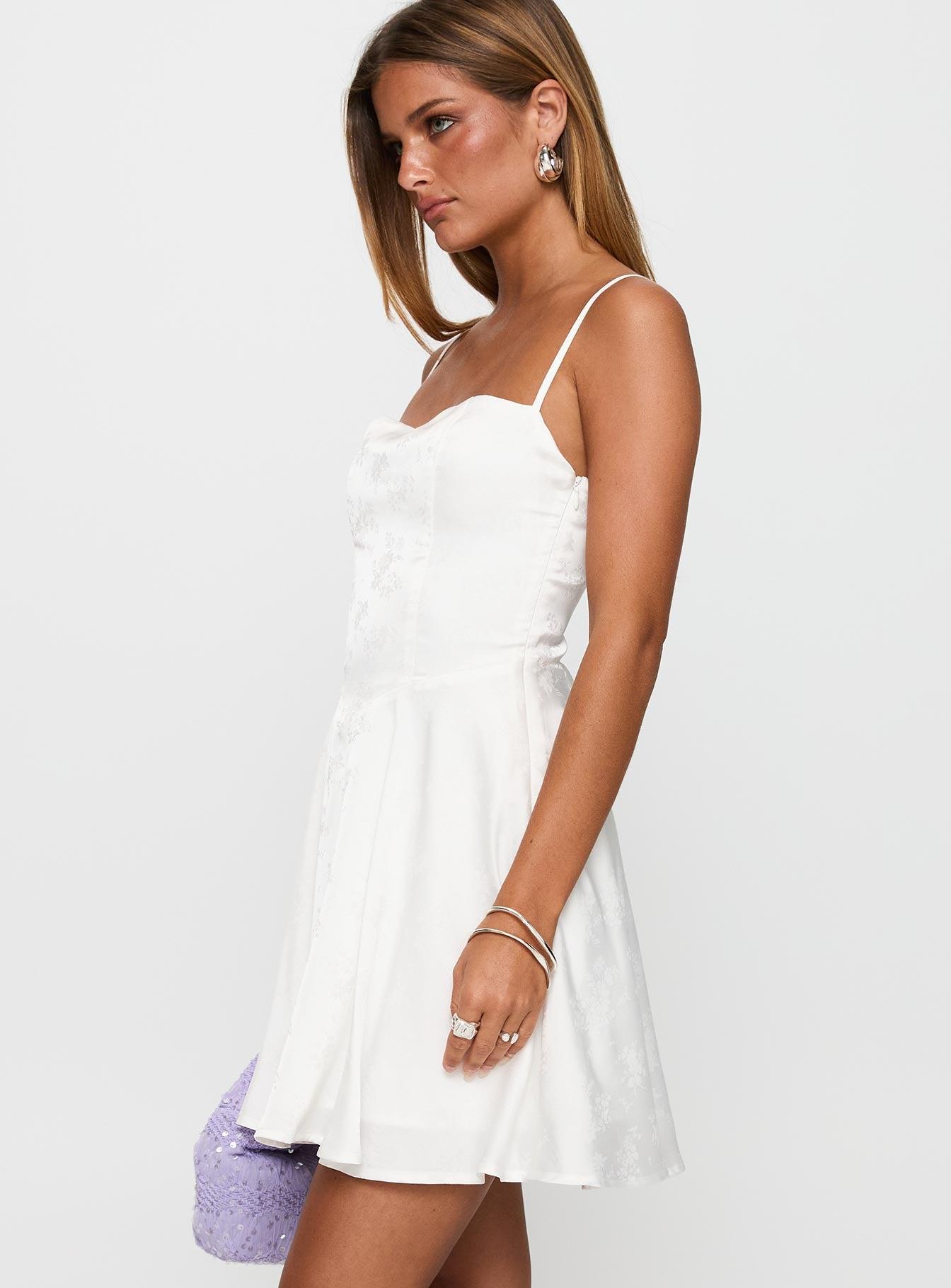 Dreams Ahead Mini Dress White Product Image