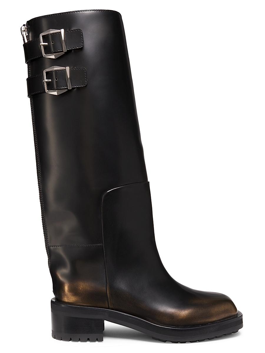 Womens Brooklyn Leather Knee-High Boots Product Image