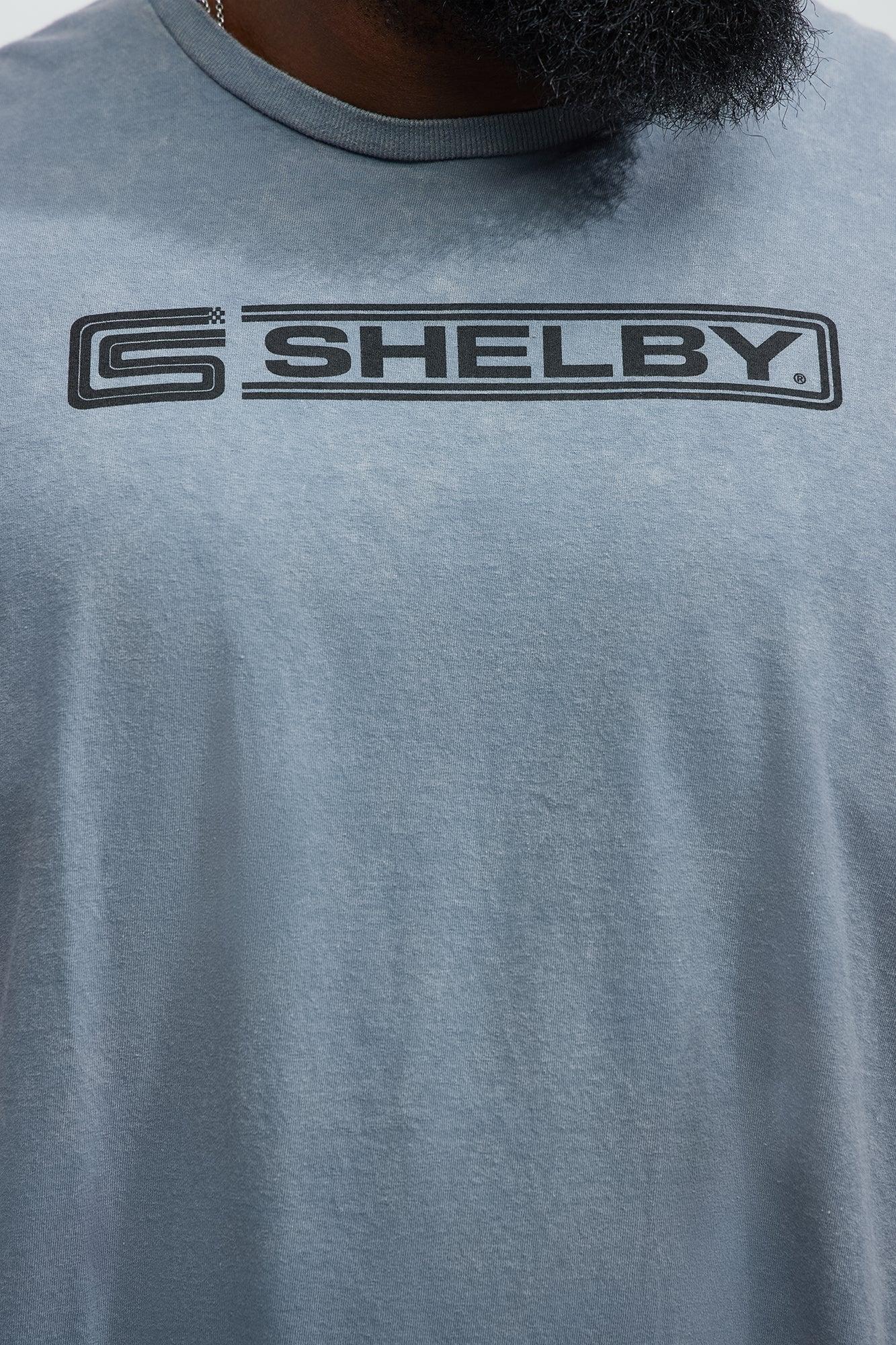 Shelby Mustang Short Sleeve Tee - Grey Male Product Image
