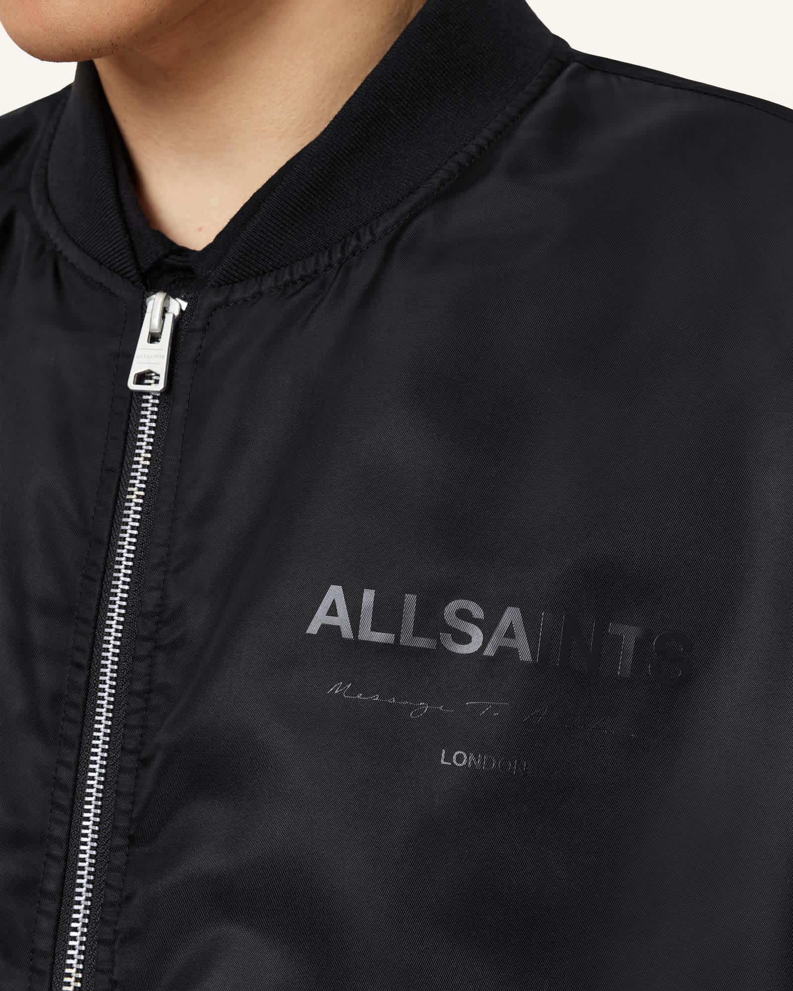 Future Bomber Jacket Black | ALLSAINTS US Product Image