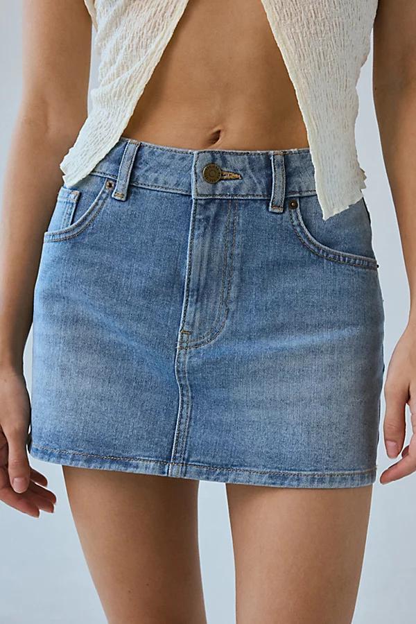 BDG Onna Denim Micro Mini Skirt Womens at Urban Outfitters Product Image