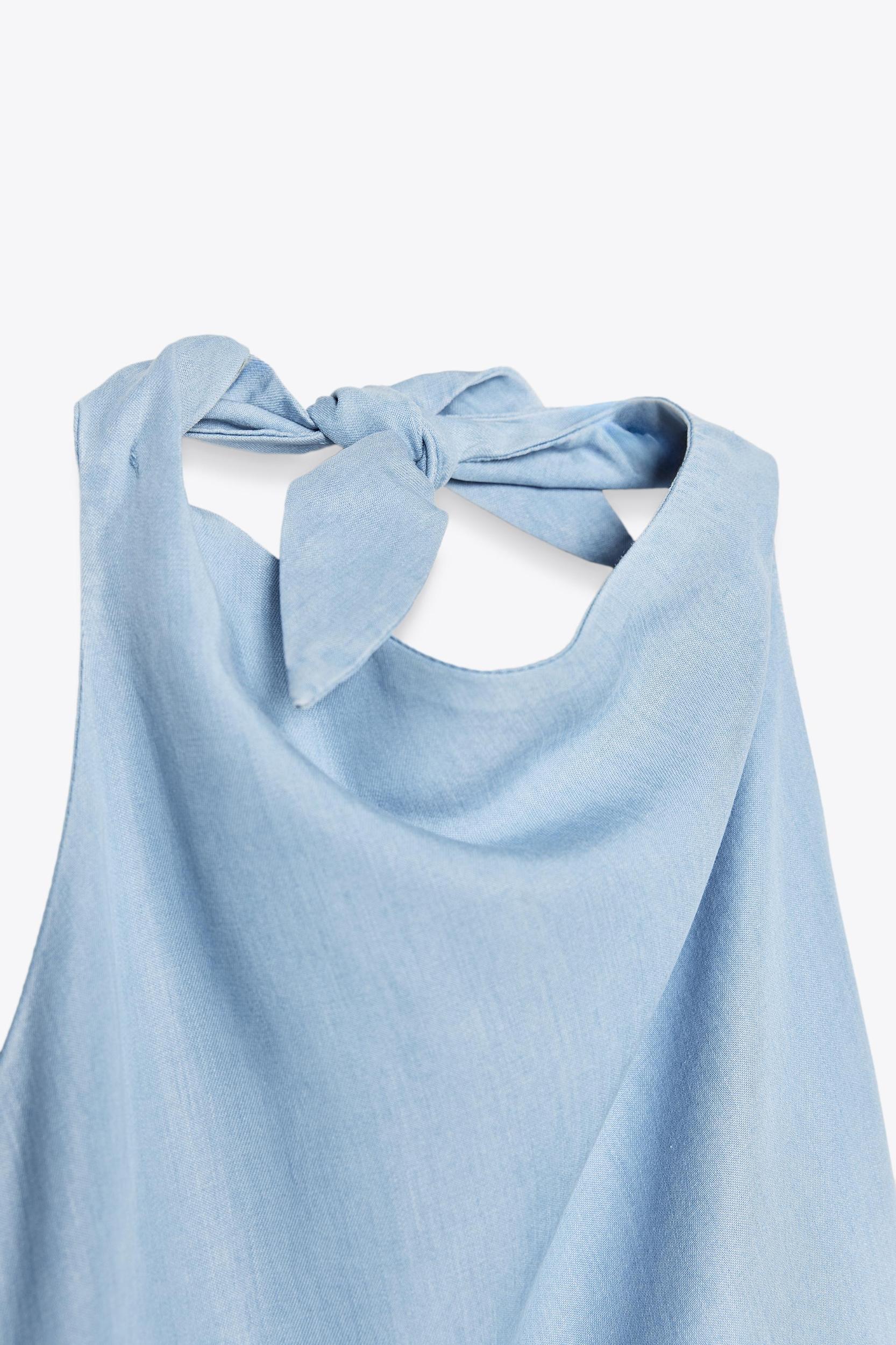 FLOWY HALTER DRESS Product Image