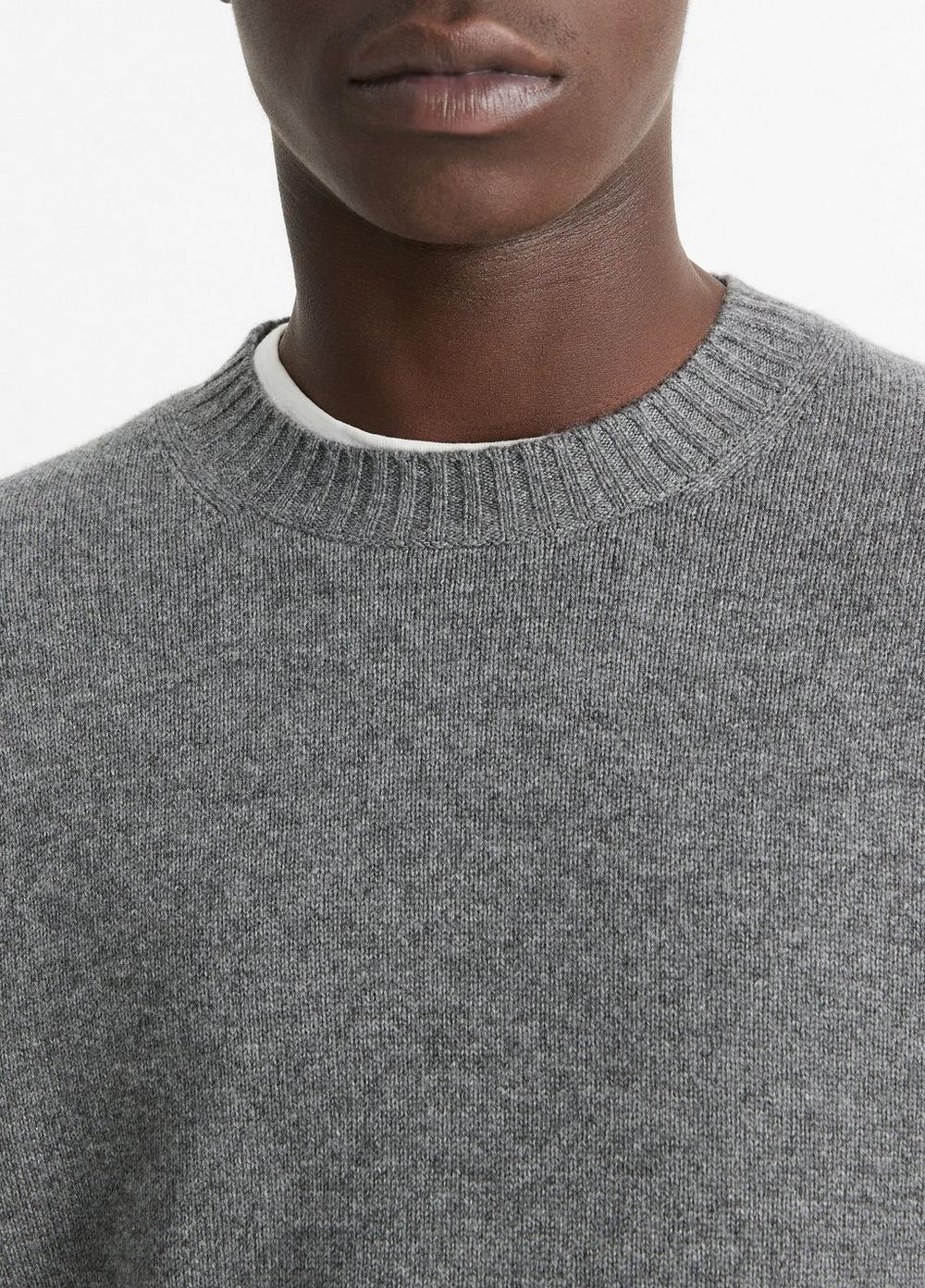 Classic Wool-Cashmere Crew Neck Sweater Product Image