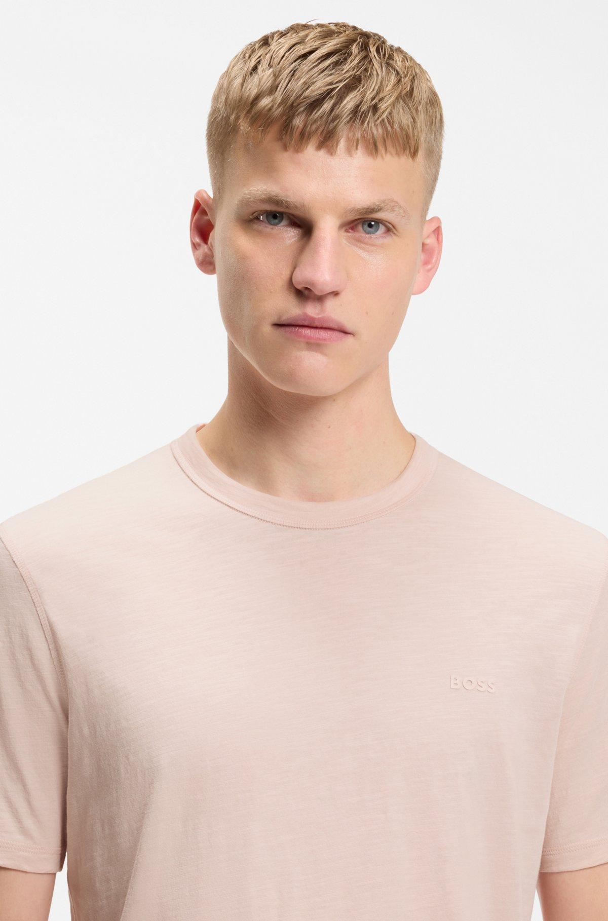 Cotton jersey T-shirt with logo detail Product Image