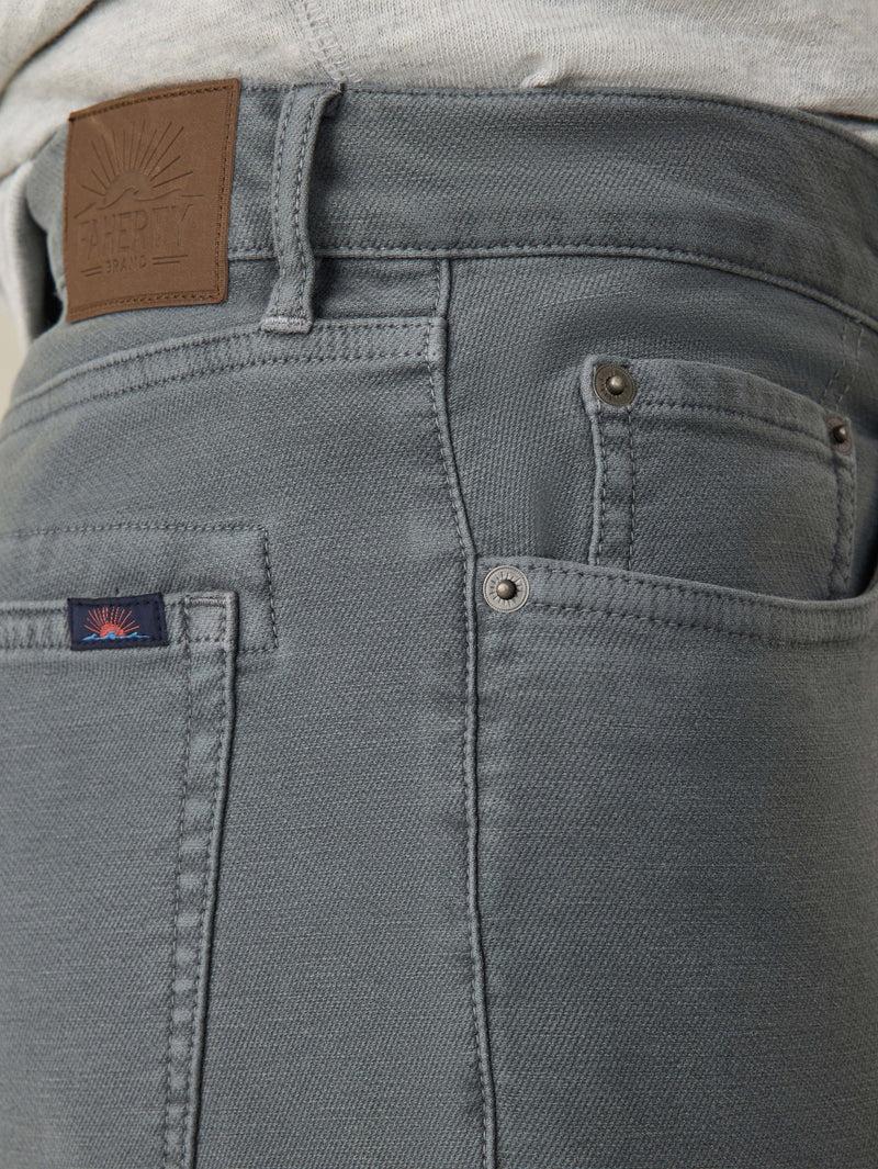 Stretch Terry 5-Pocket Athletic Fit Pant - Slate Product Image