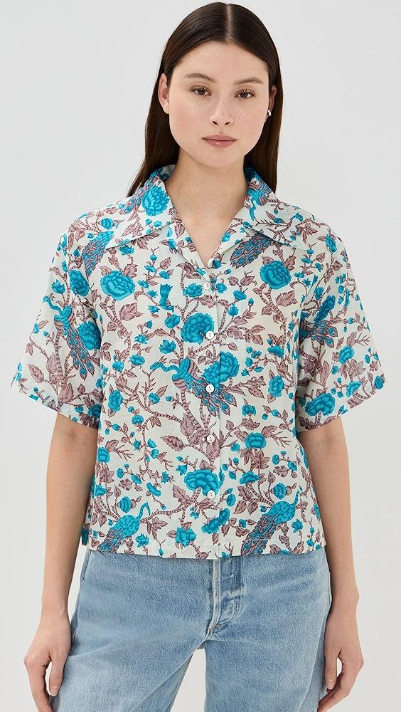 Alix of Bohemia Stevie Peacock Plume Shirt | Shopbop Product Image