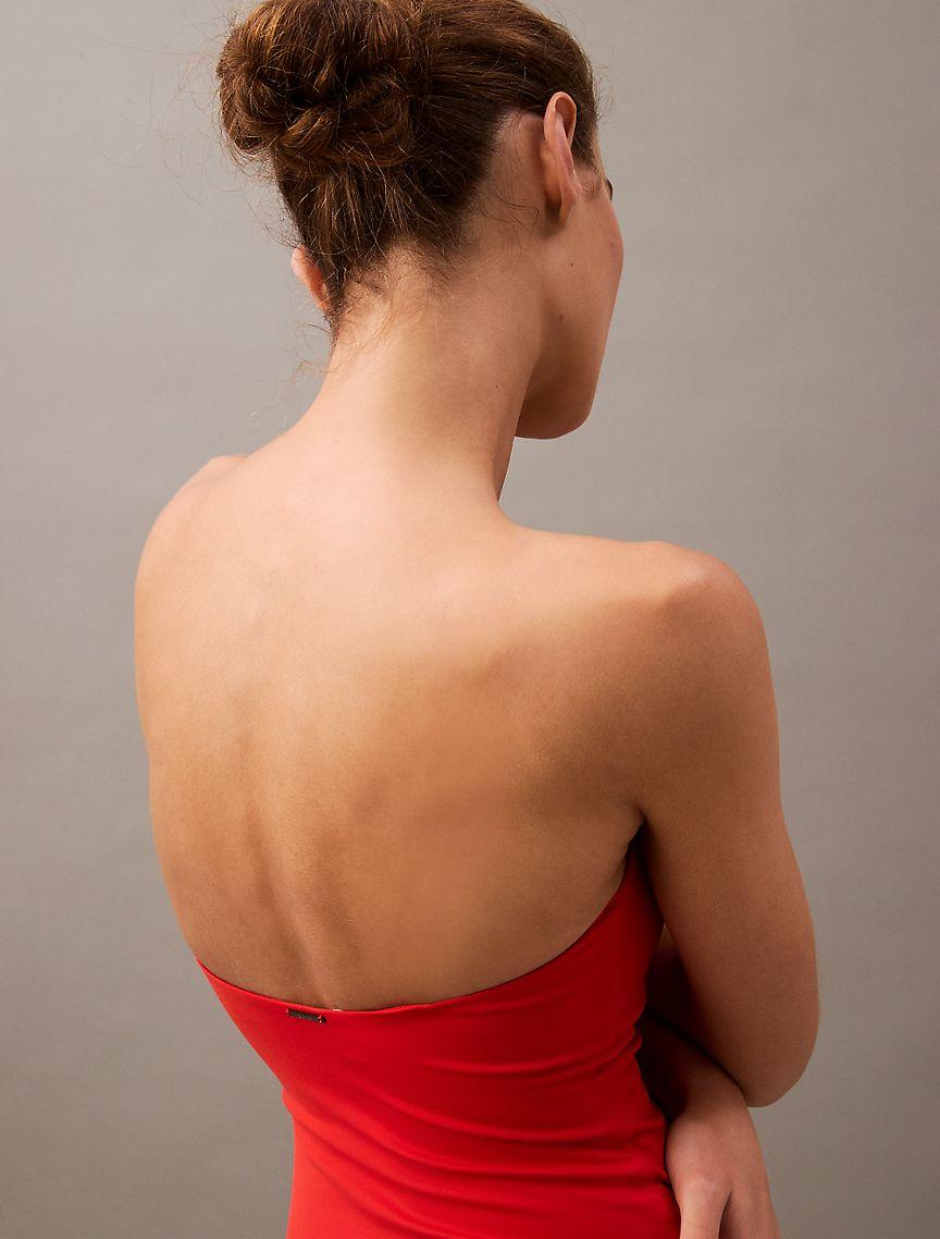 CK Structured Twist Bandeau Swimsuit Product Image