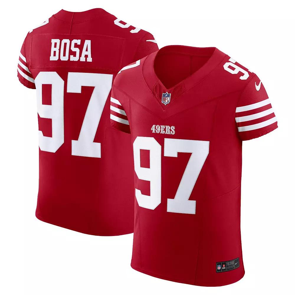 Men's Nike Nick Bosa Scarlet San Francisco 49ers Vapor F.U.S.E. Elite Jersey,  Product Image