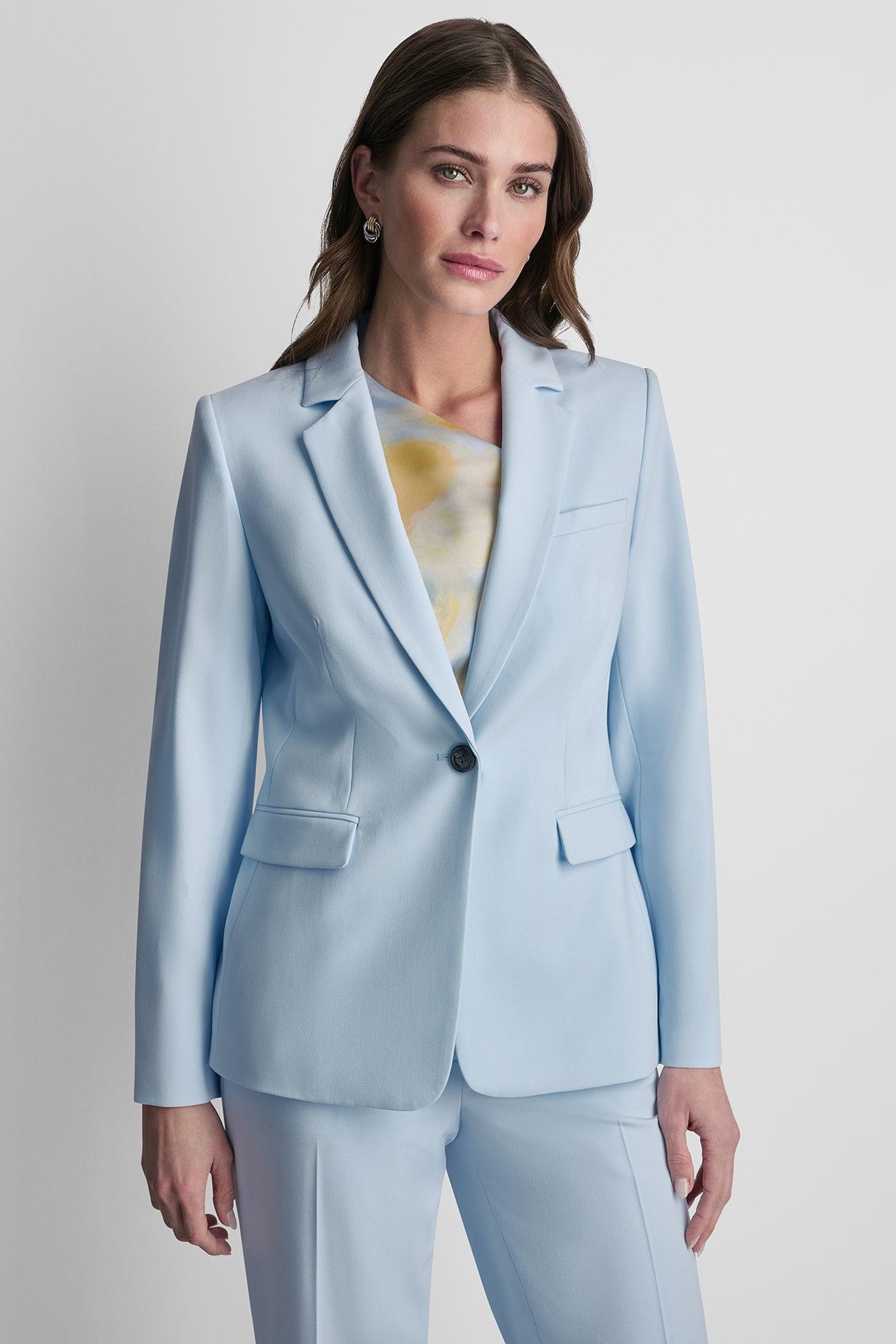 SINGLE BUTTON FRONT BLAZER Product Image