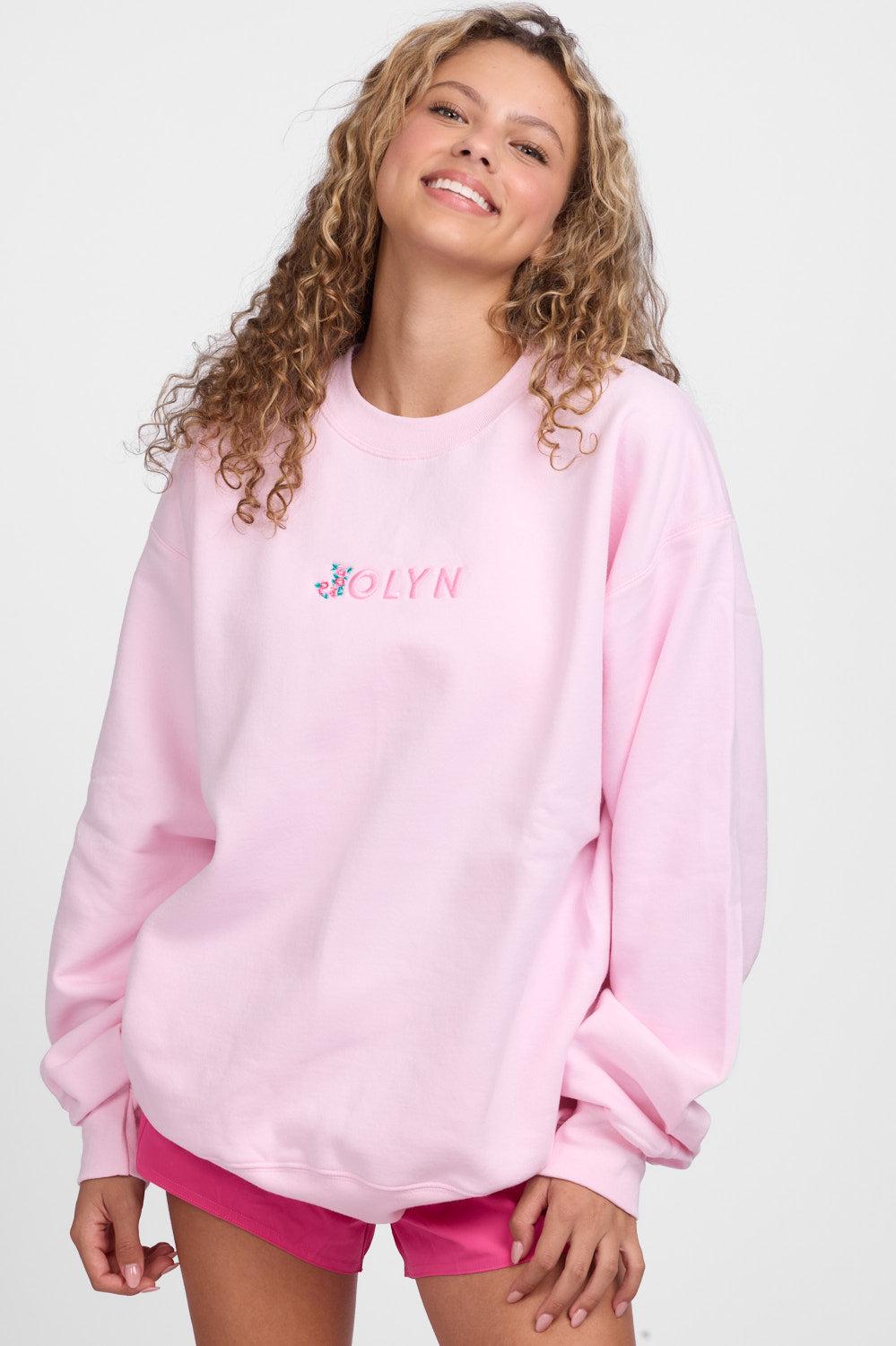 Roxanne Oversized Fleece Crewneck - Gloria Female Product Image