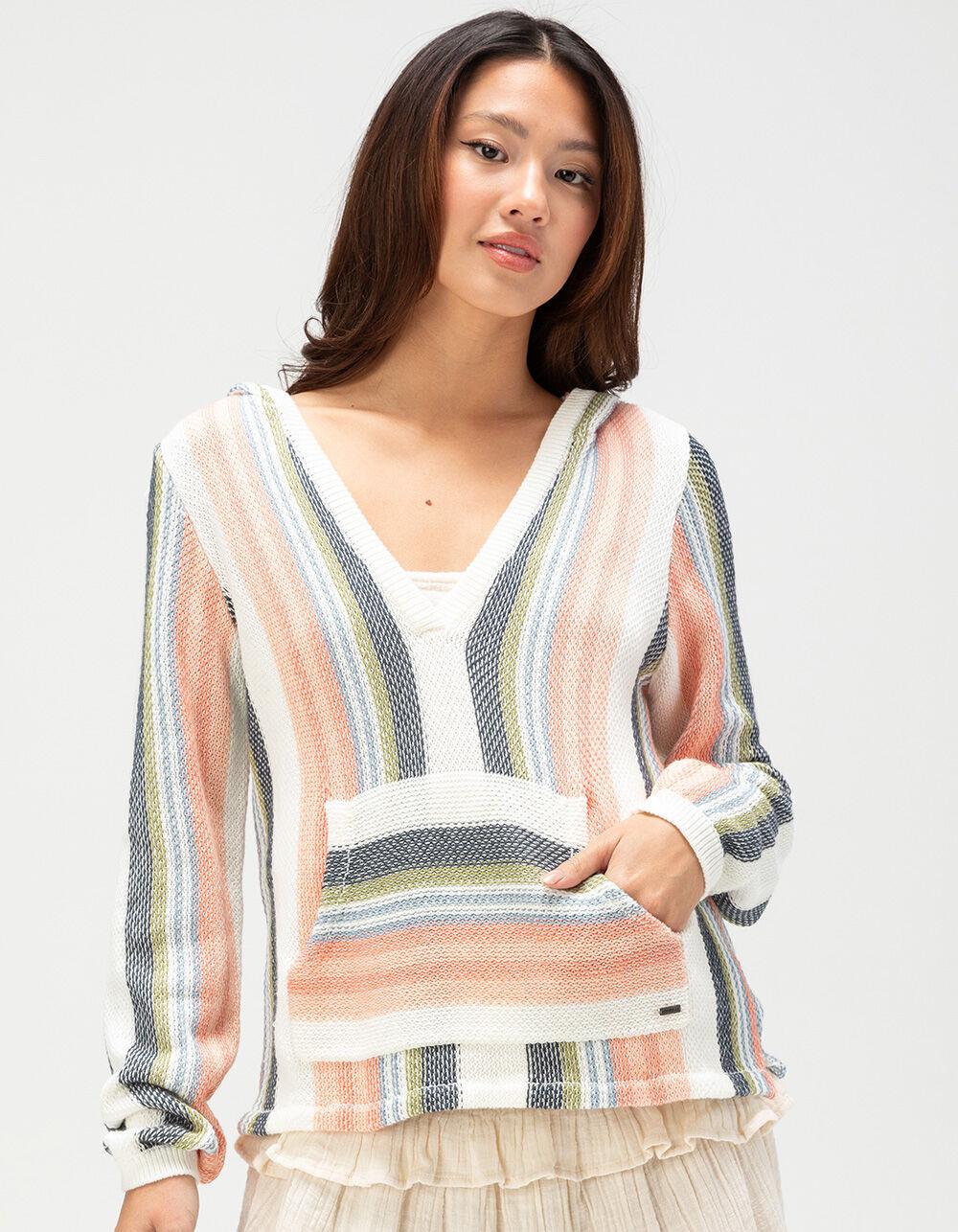 O'NEILL Catamaran Womens Hooded Sweater - WHITE COMBO Product Image