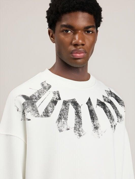 Big Neck Logo Loose Sweatshirt Product Image