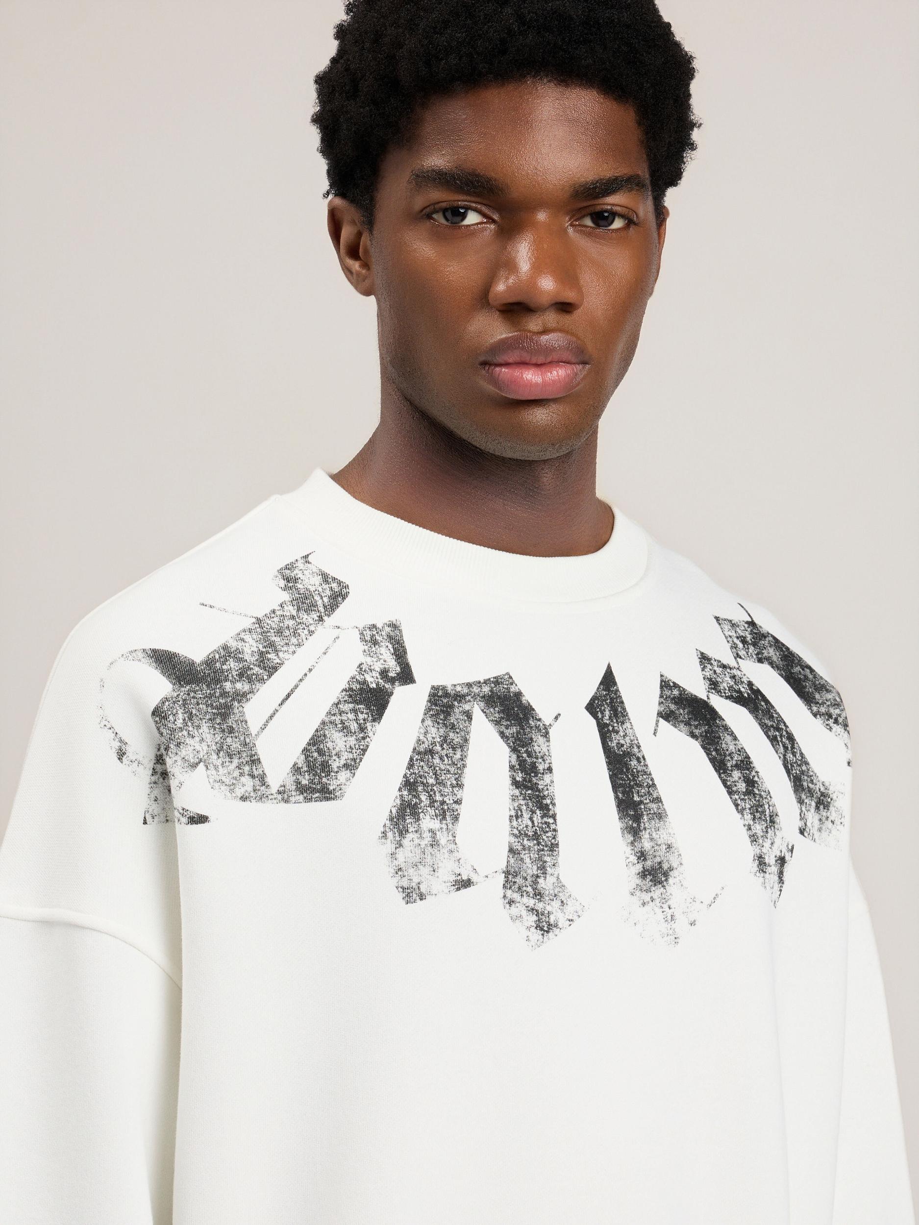 Big Neck Logo Loose Sweatshirt Product Image
