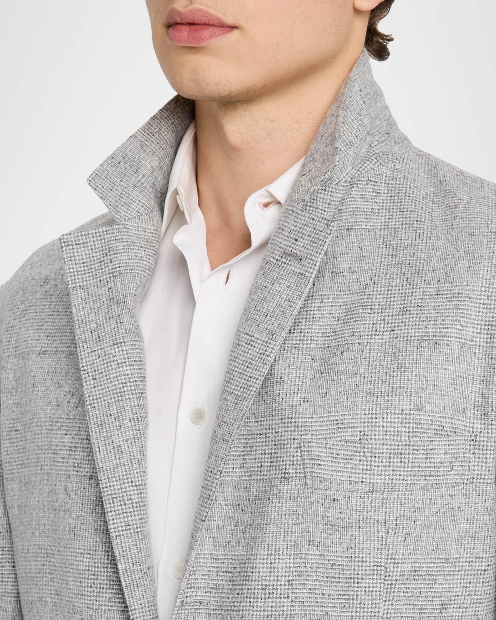 Men's Plaid Donegal Effect Two-Piece Suit Product Image