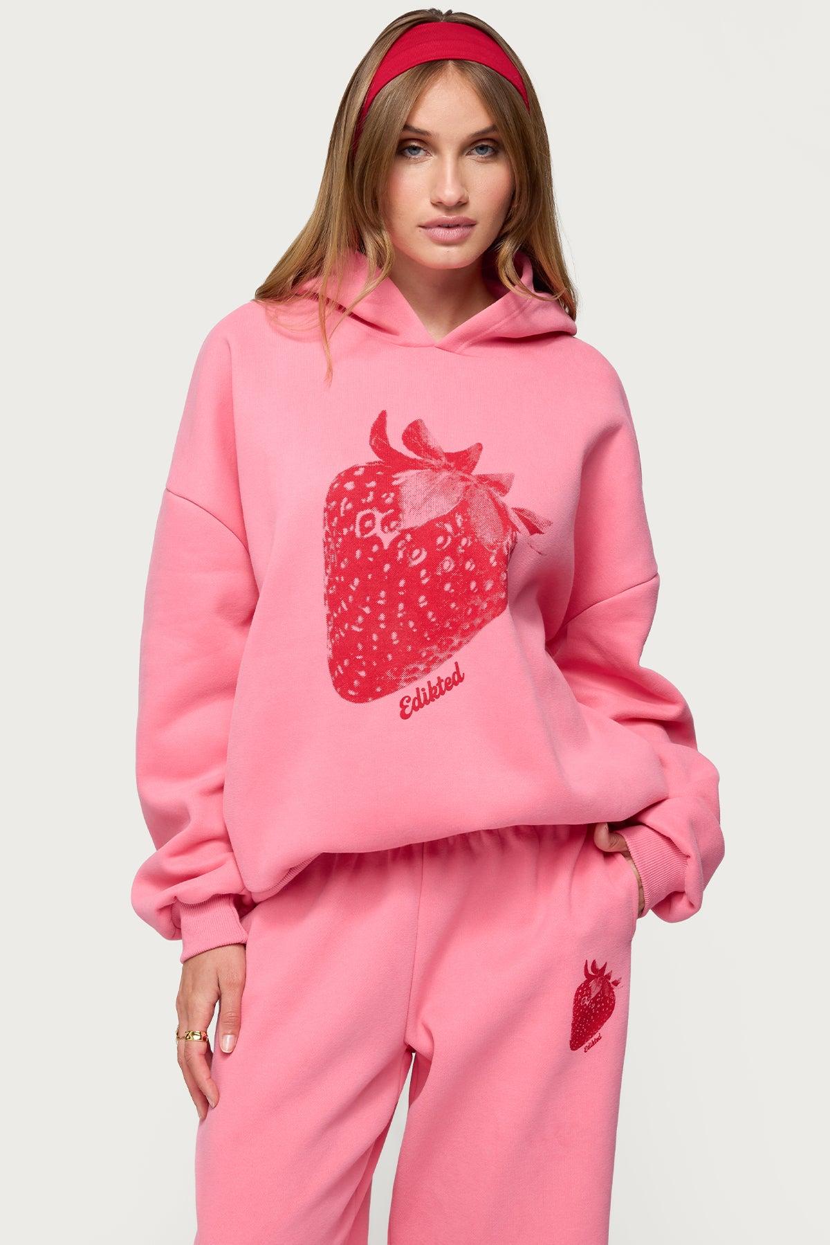 Strawberry Babe Hoodie Product Image