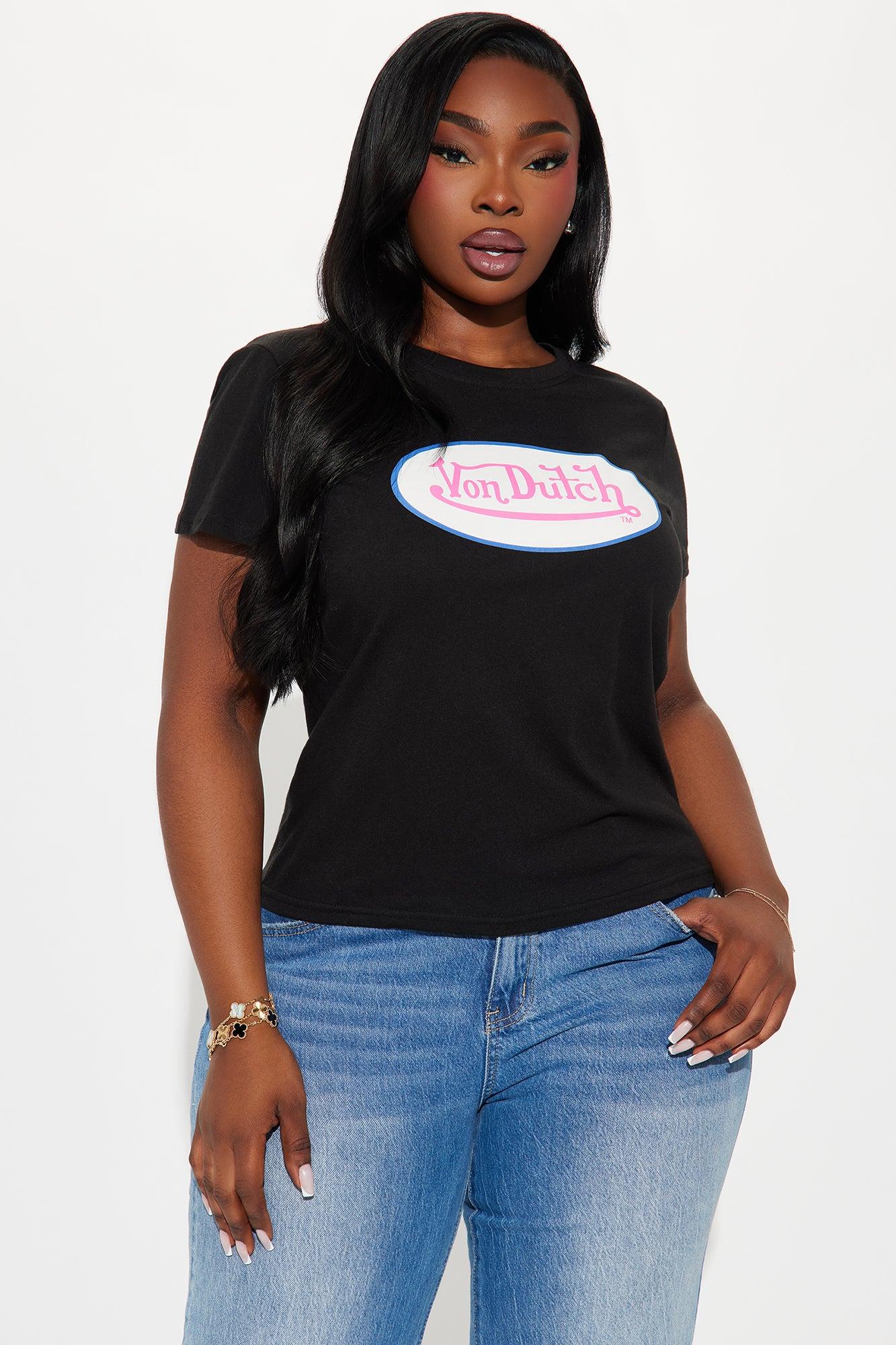 Von Dutch Boyfriend Tee - Black Product Image
