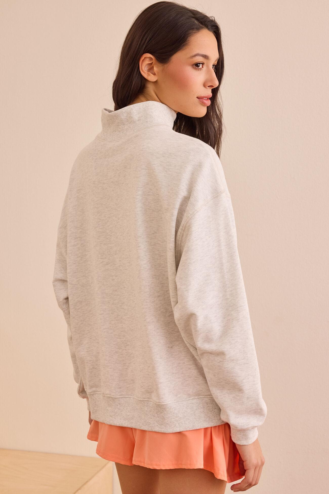 Precision Mock Neck Sweatshirt Product Image