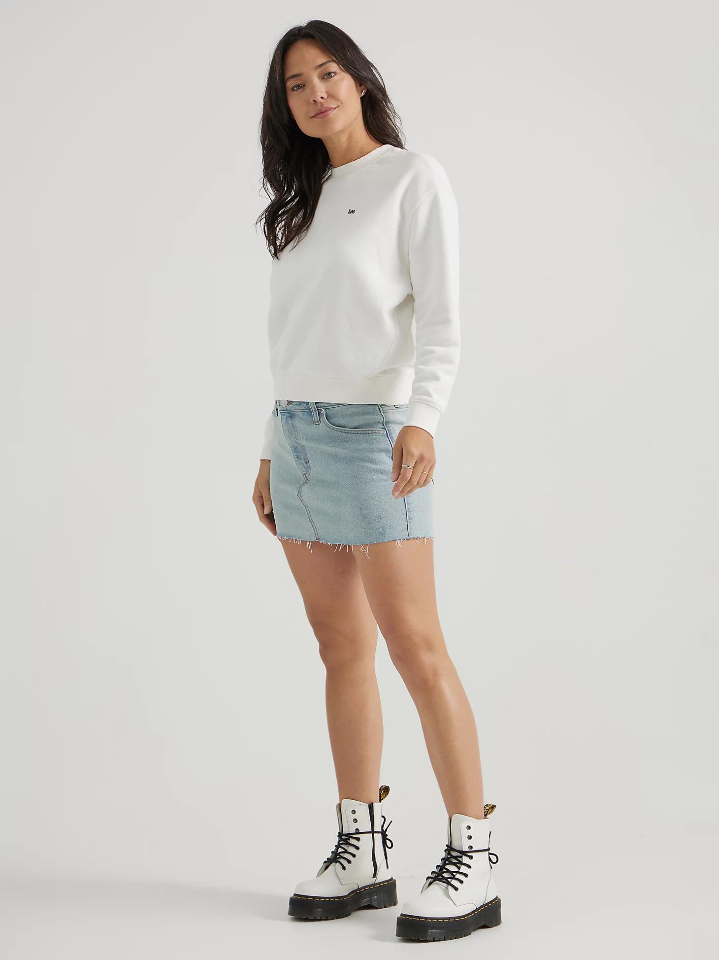 Women's Crewneck Sweatshirt | Women's Tops & Tees | Lee® Product Image