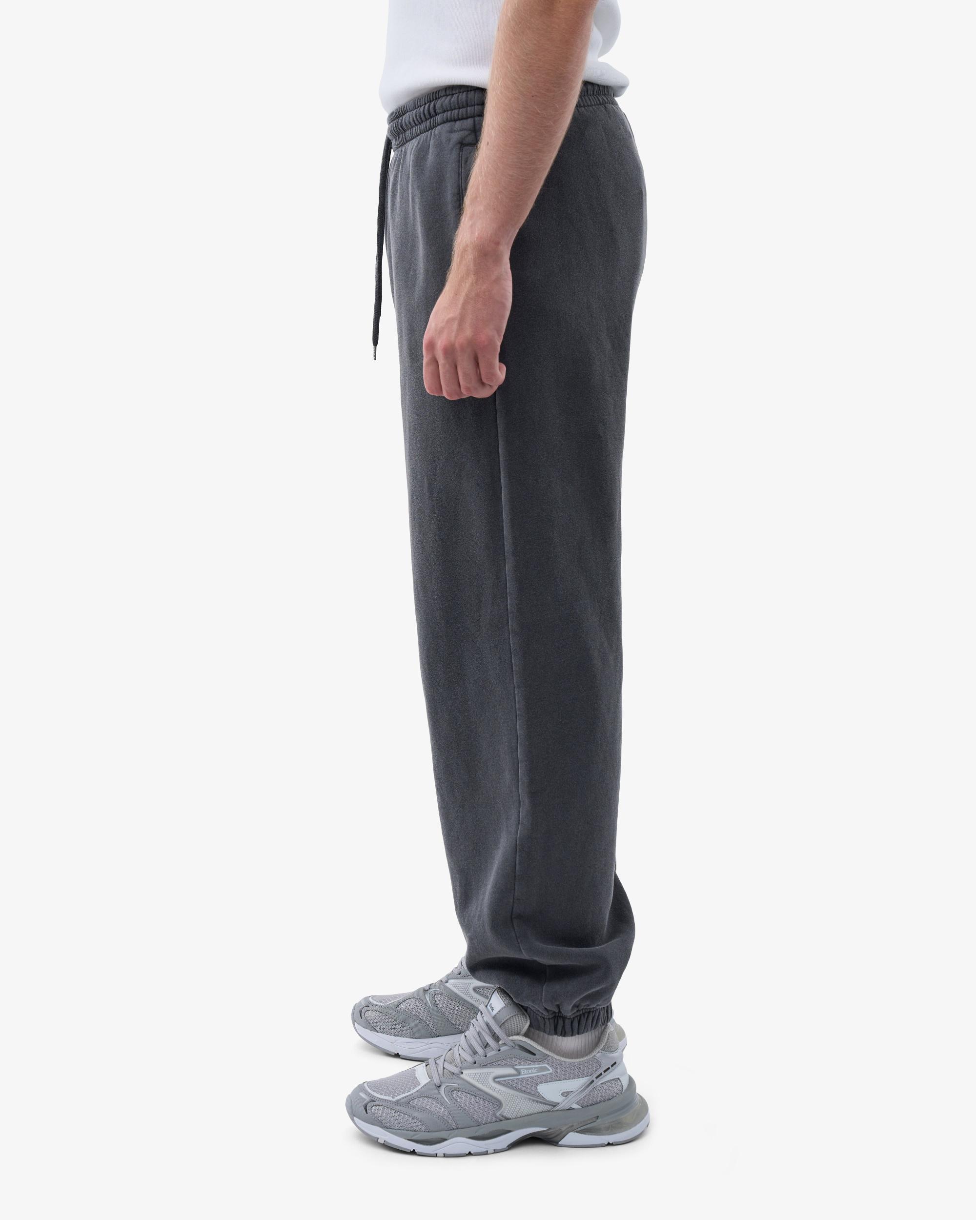 Organic Relaxed Sweatpants - Faded Black Product Image