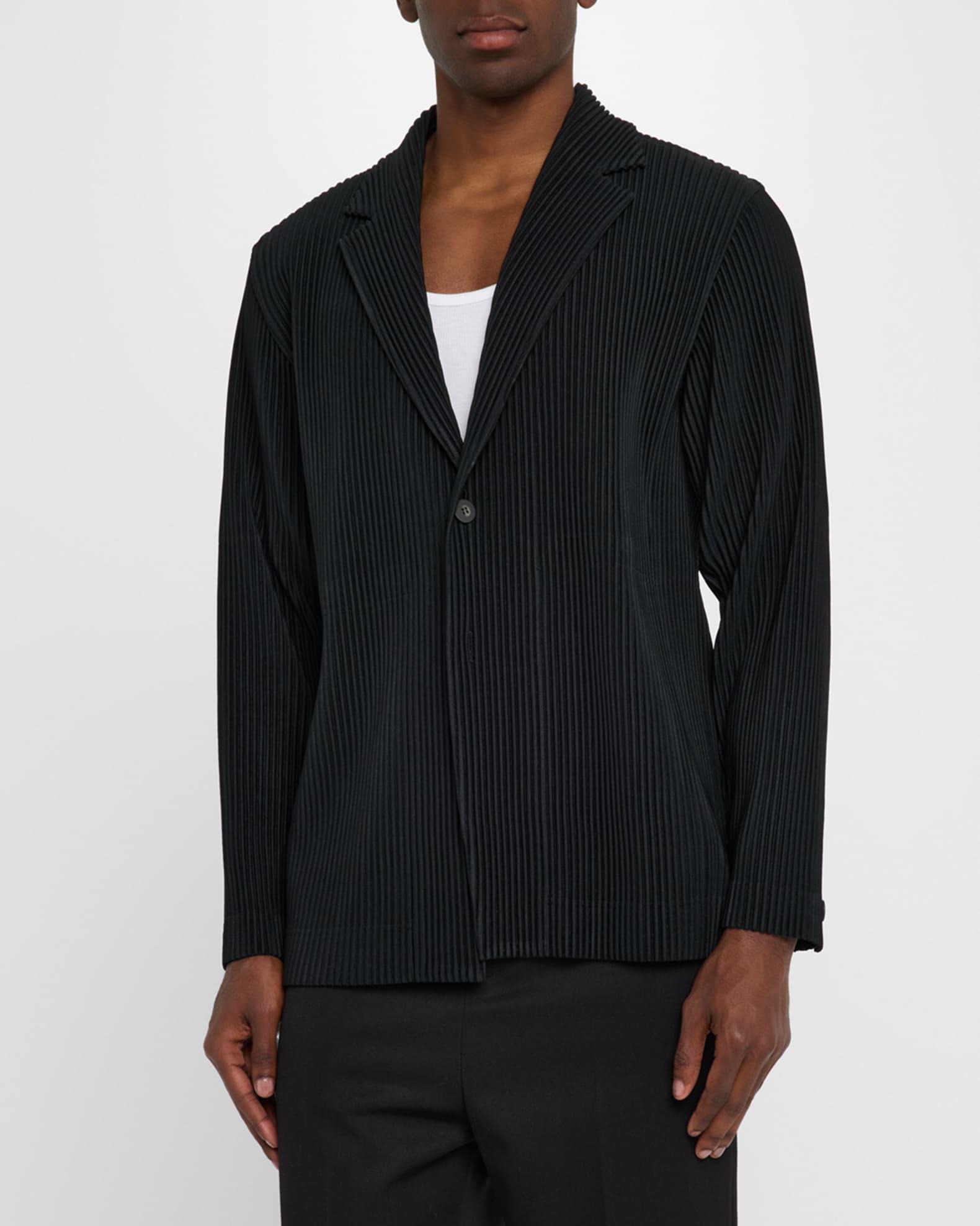Men's Pleated Single-Breasted Sport Coat Product Image