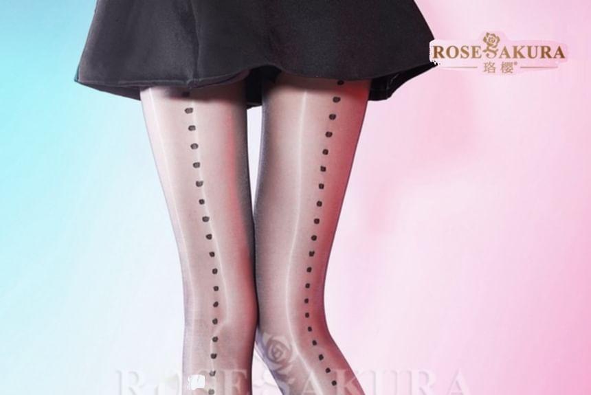 Dotted Sheer Tights Product Image