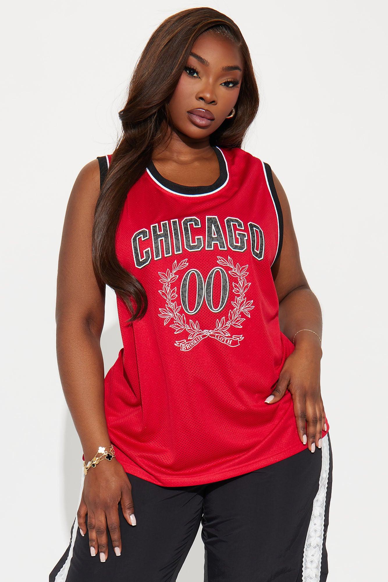 Chicago Jersey Tank Top - Red Product Image