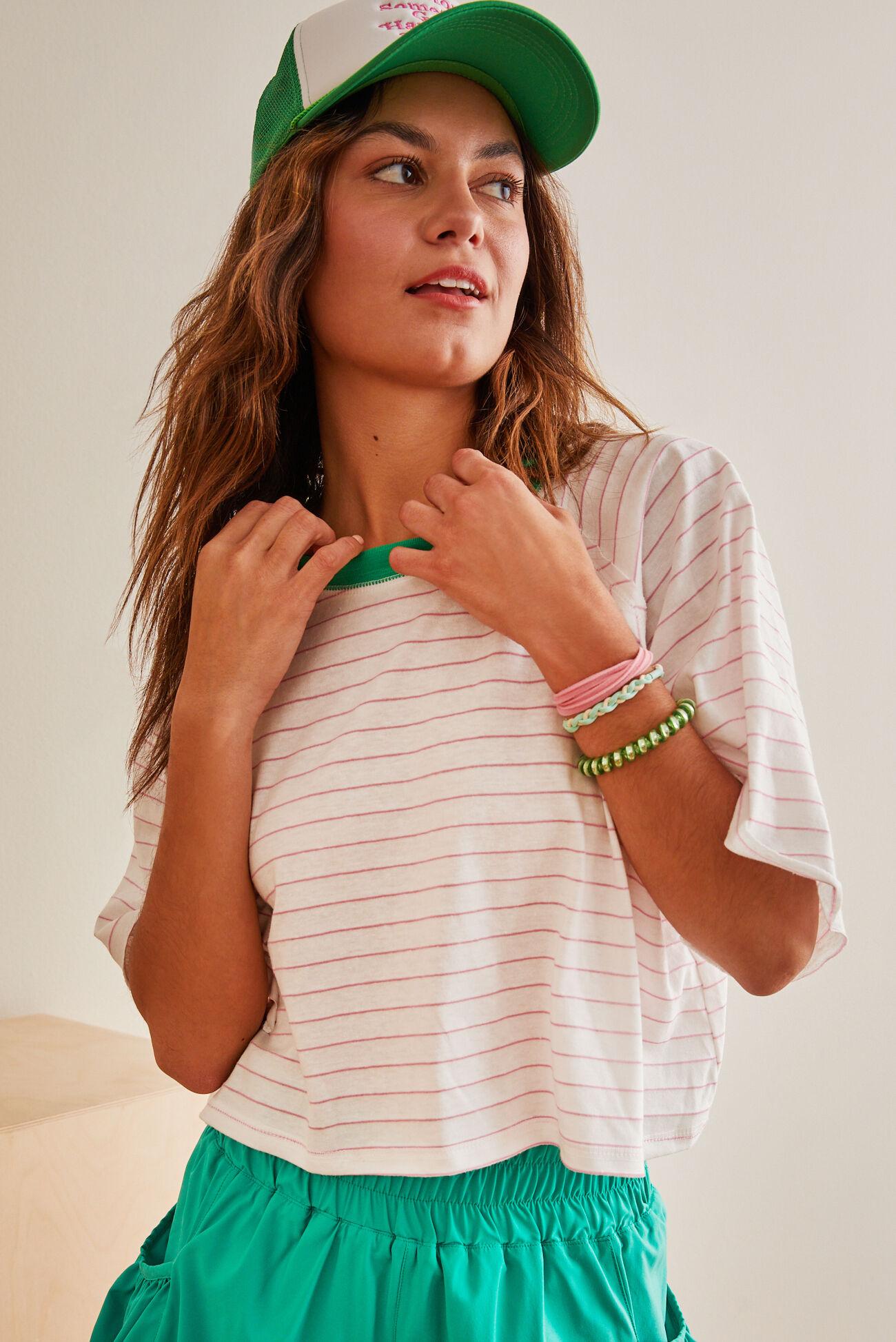 Reset Striped Boxy Tee Product Image