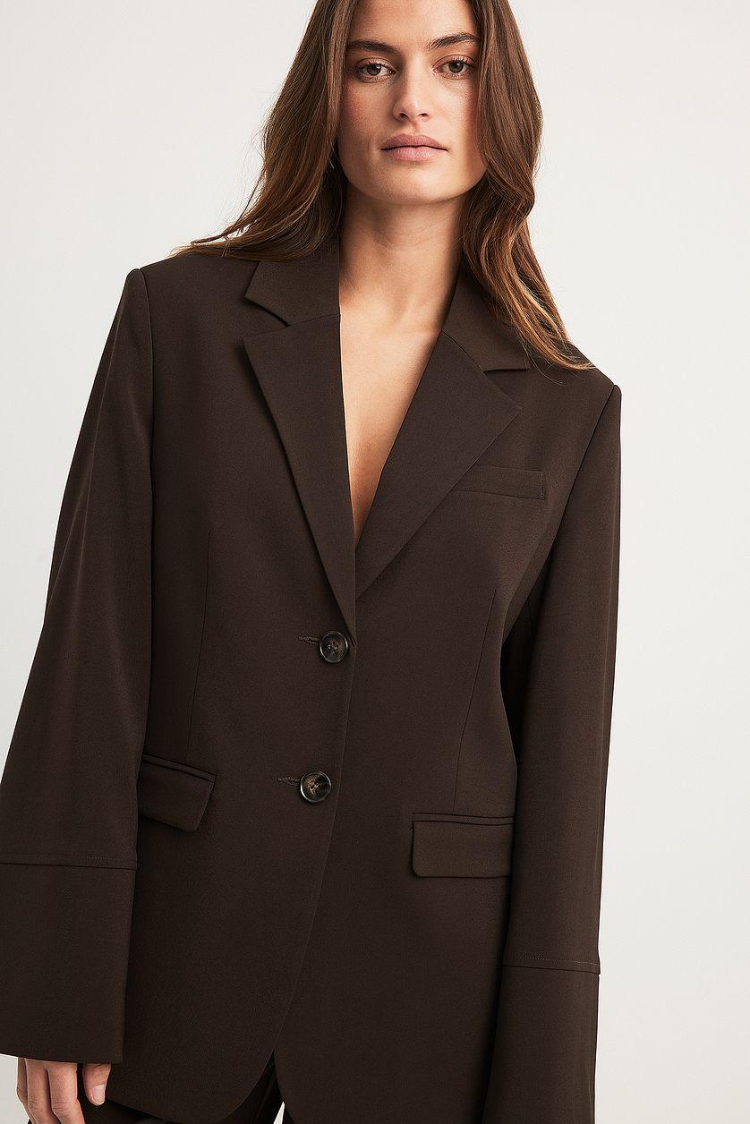 Oversized Blazer With Wide Sleeves Product Image
