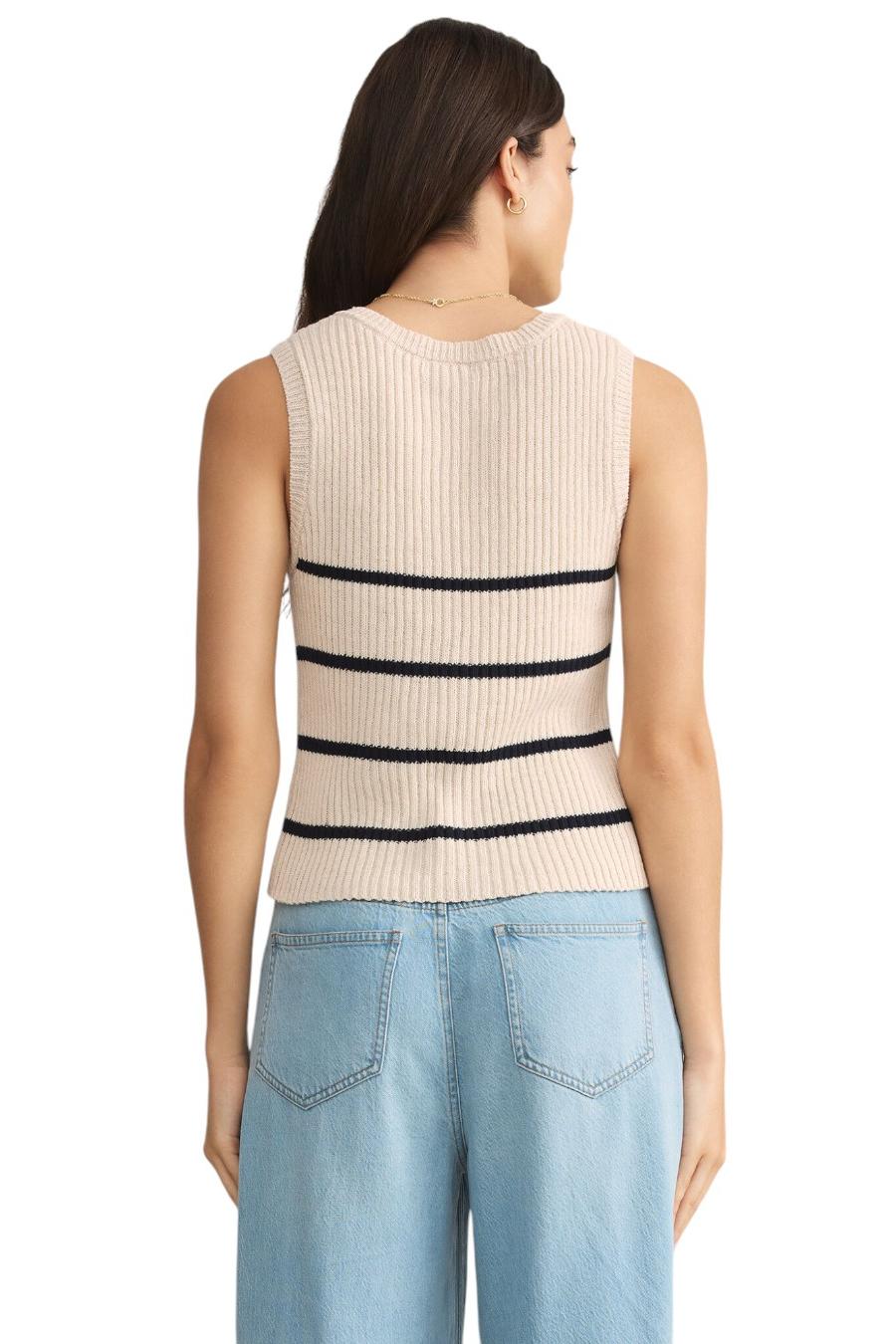 Sycamore Stripe Sweater Vest Product Image