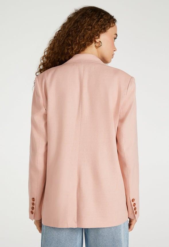 Linen Boyfriend Blazer Product Image