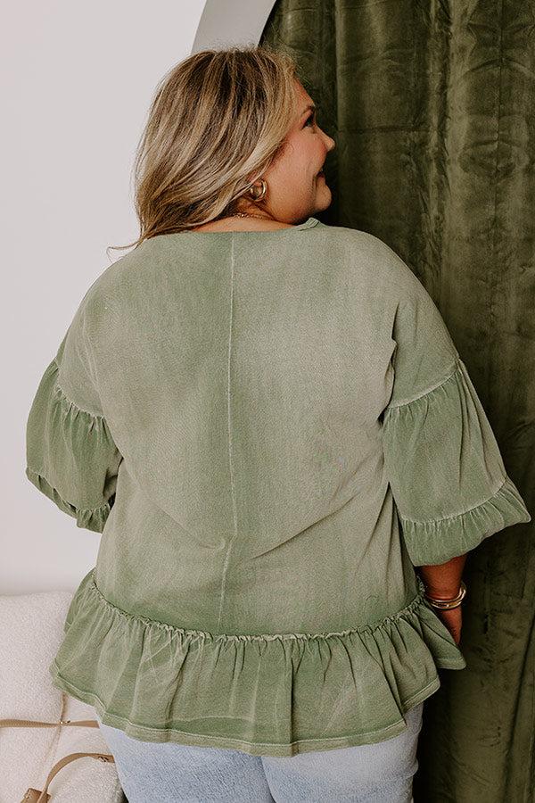 Romance Novel Vintage Wash Top Curves Product Image