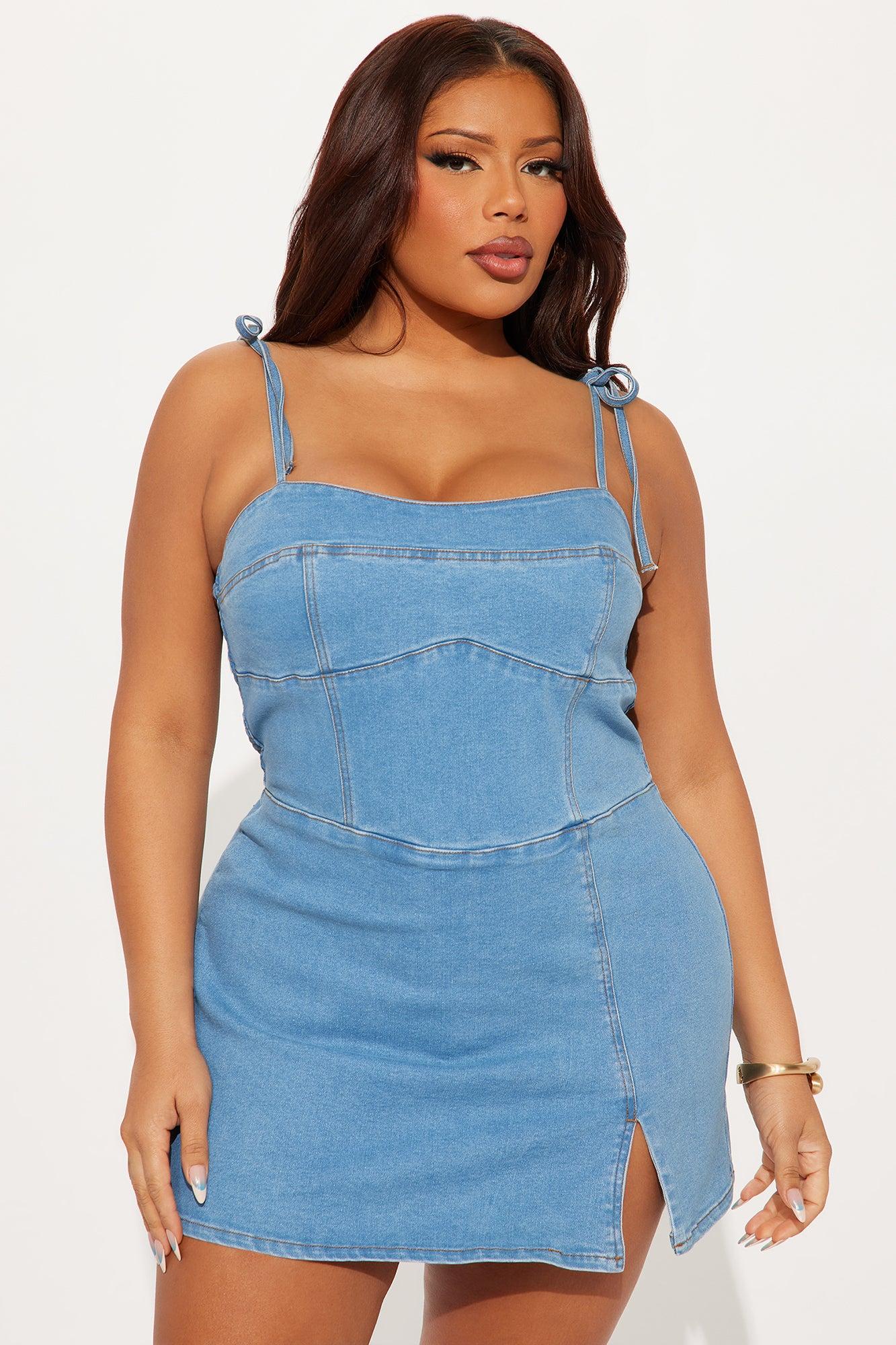 Urban Denim Romper  - Medium Wash Female Product Image