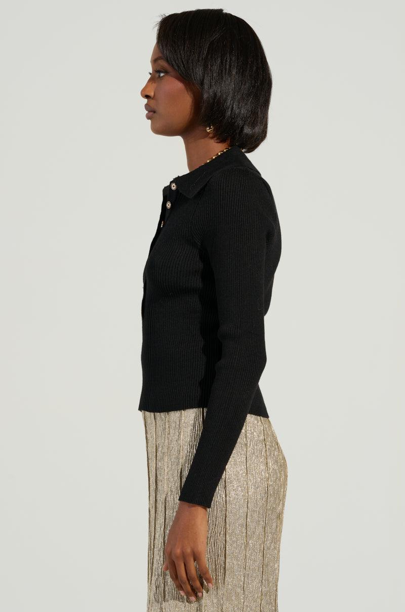 DONT MIND ME SWEATER IN BLACK Product Image