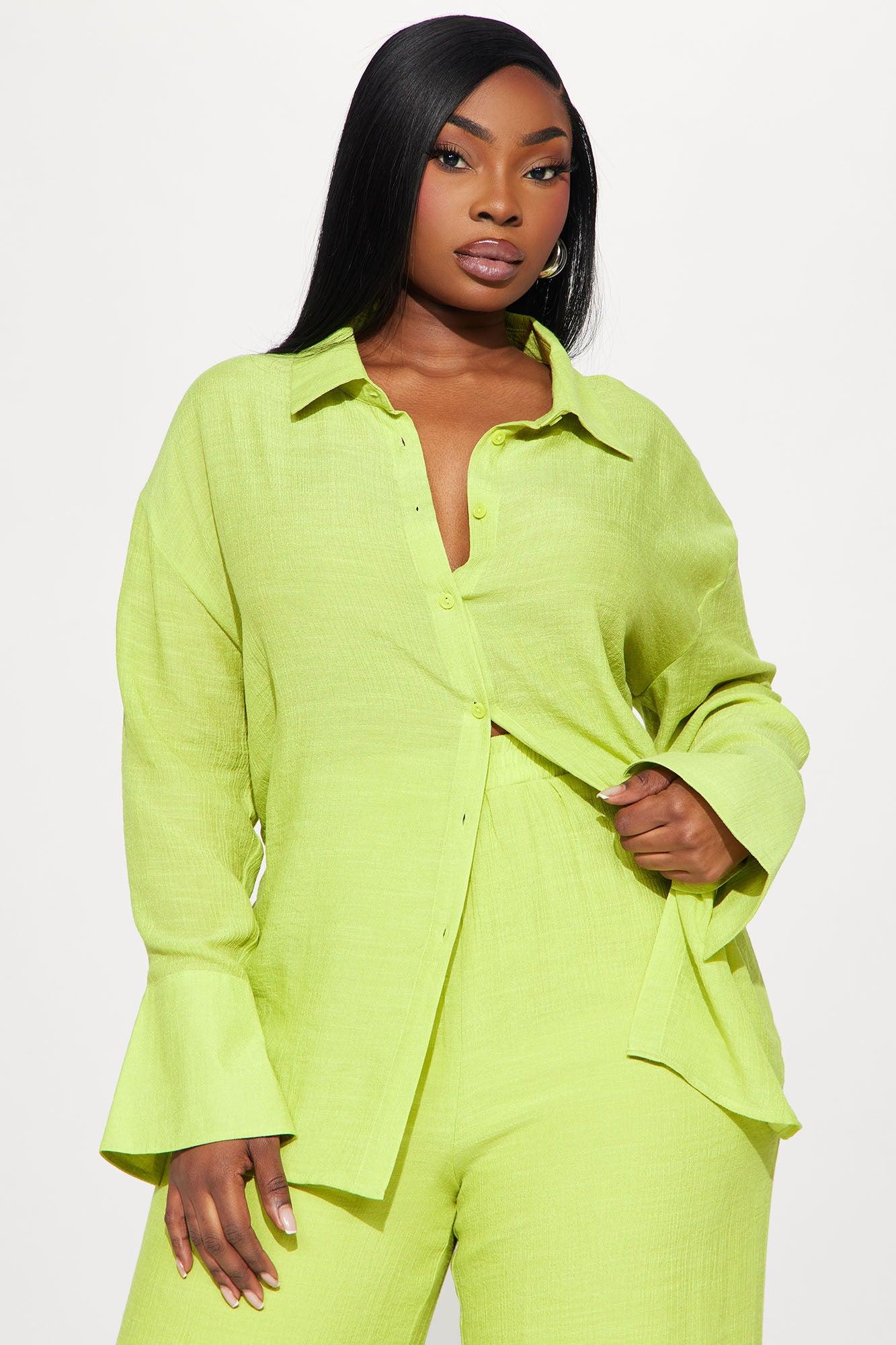 My Moment Gauze Pant Set - Green Product Image