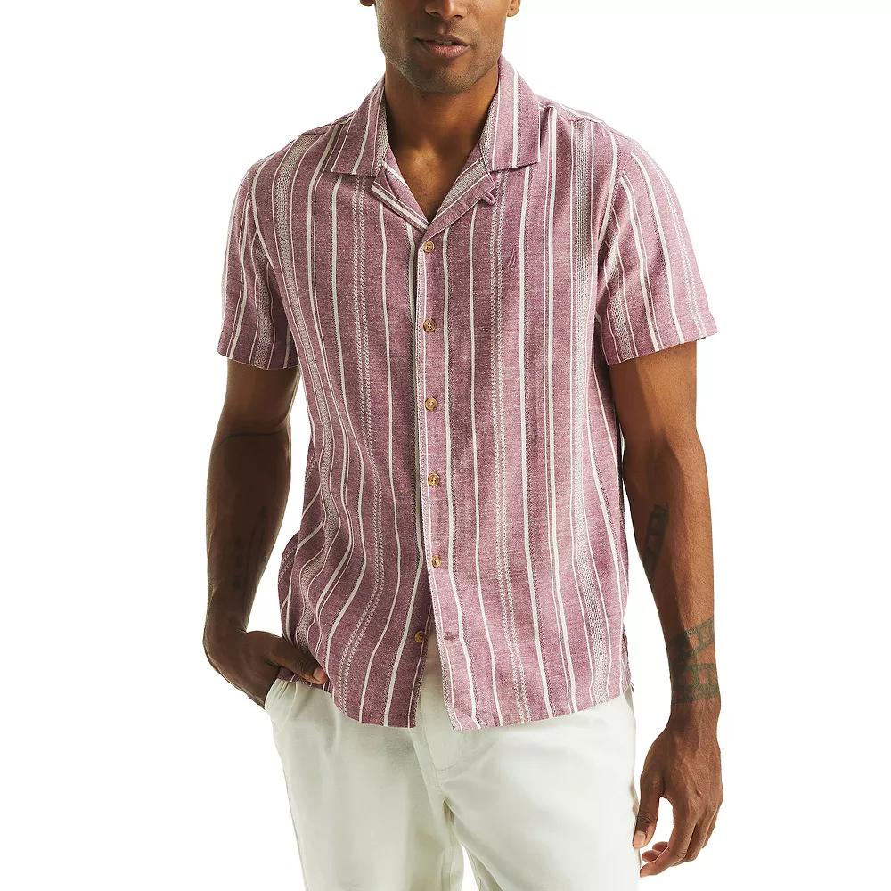 Men's Nautica Printed Short-Sleeve Camp Shirt,  Product Image