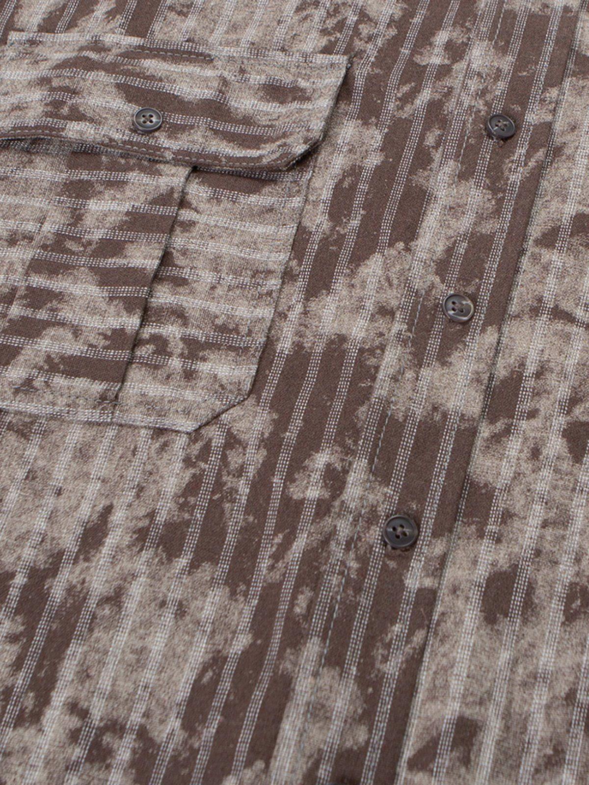 Aelfric Eden Tie Dye Texture Long Sleeve Shirt Product Image