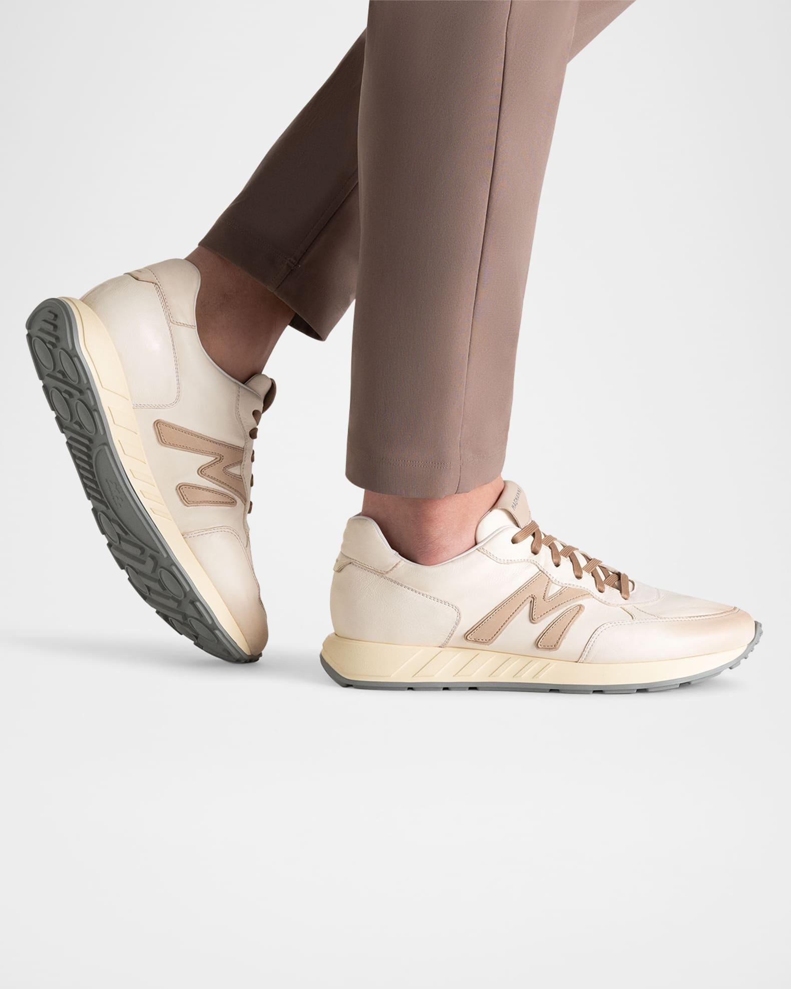 Men's Yoki Leather Runner Sneakers Product Image