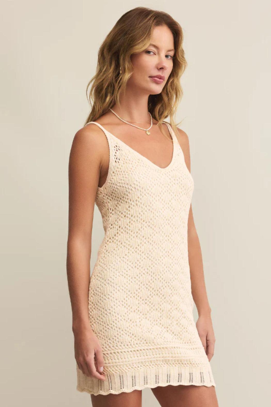 Charmer Crochet Mini Dress Product Image